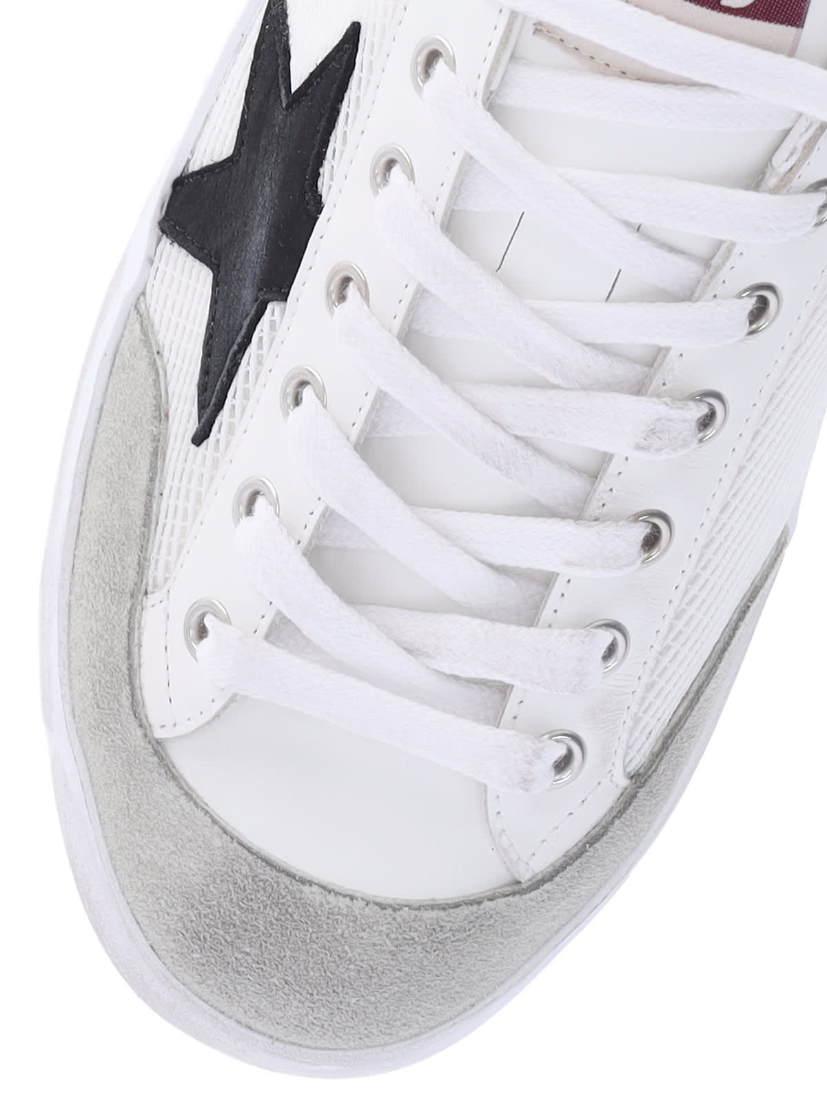 Shop Golden Goose Super-star Sneakers In White