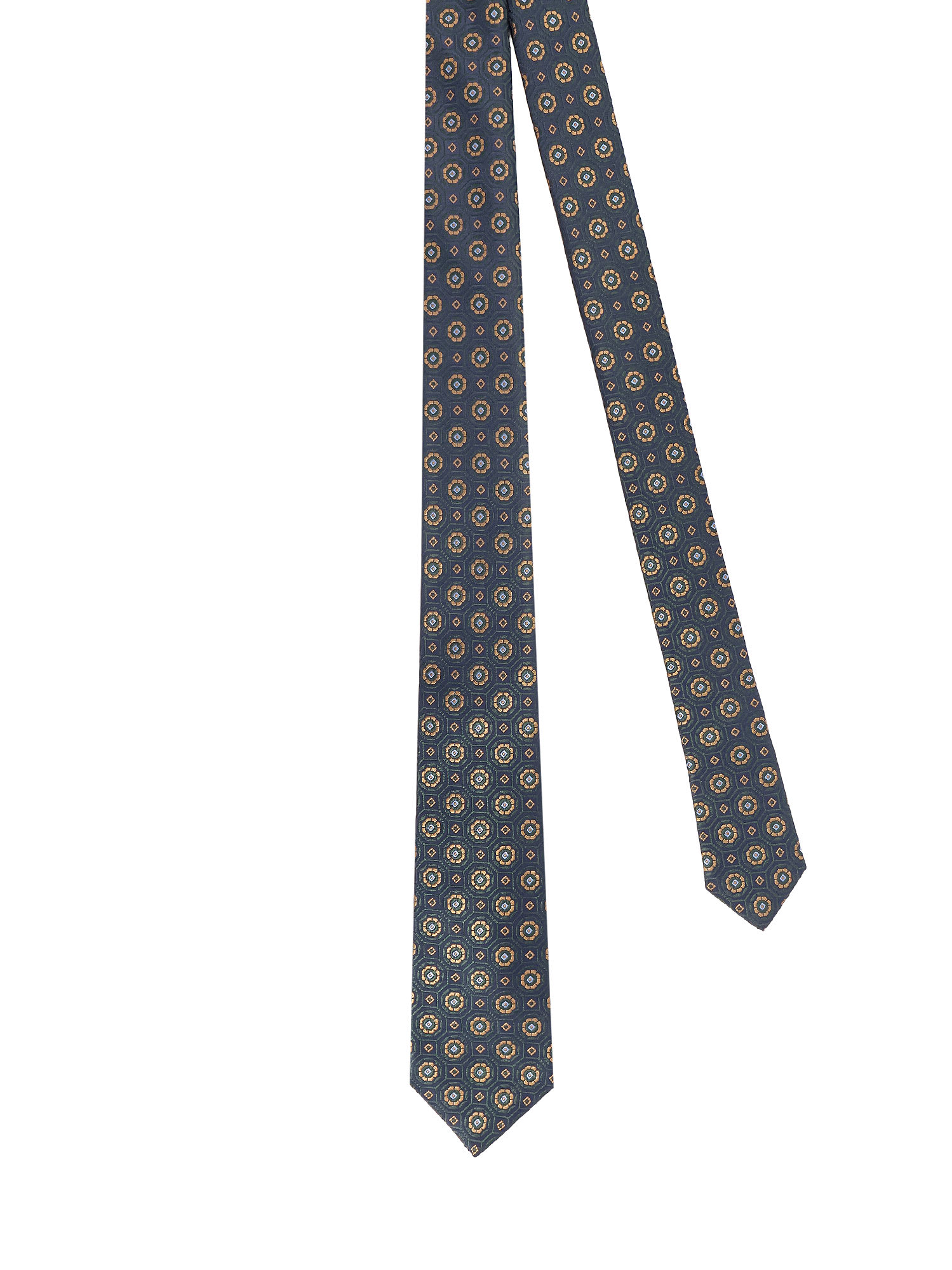 Kiton Silk Tie In Blue