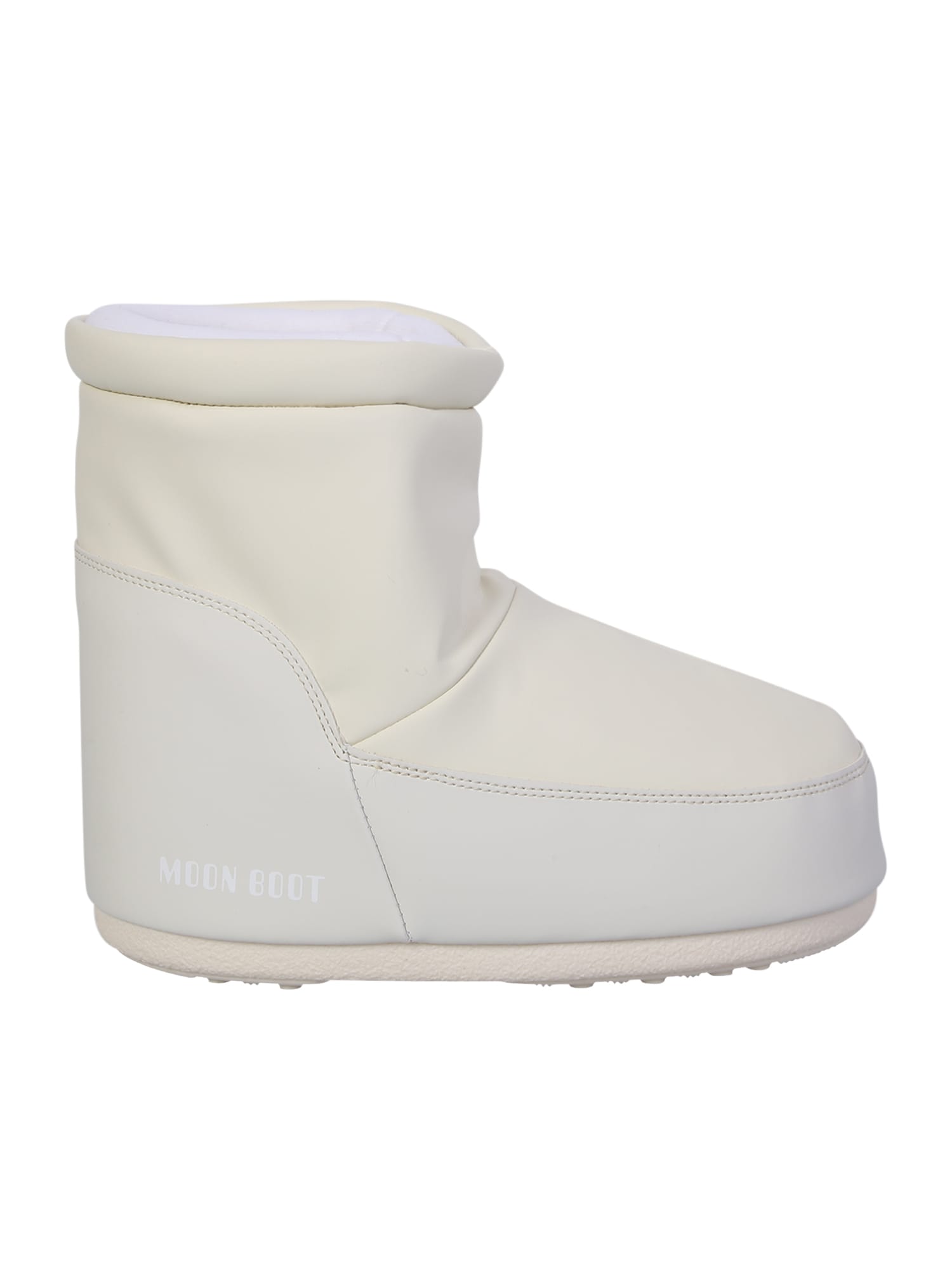 Moon Boot Cream Icon Low Ankle Boots In White