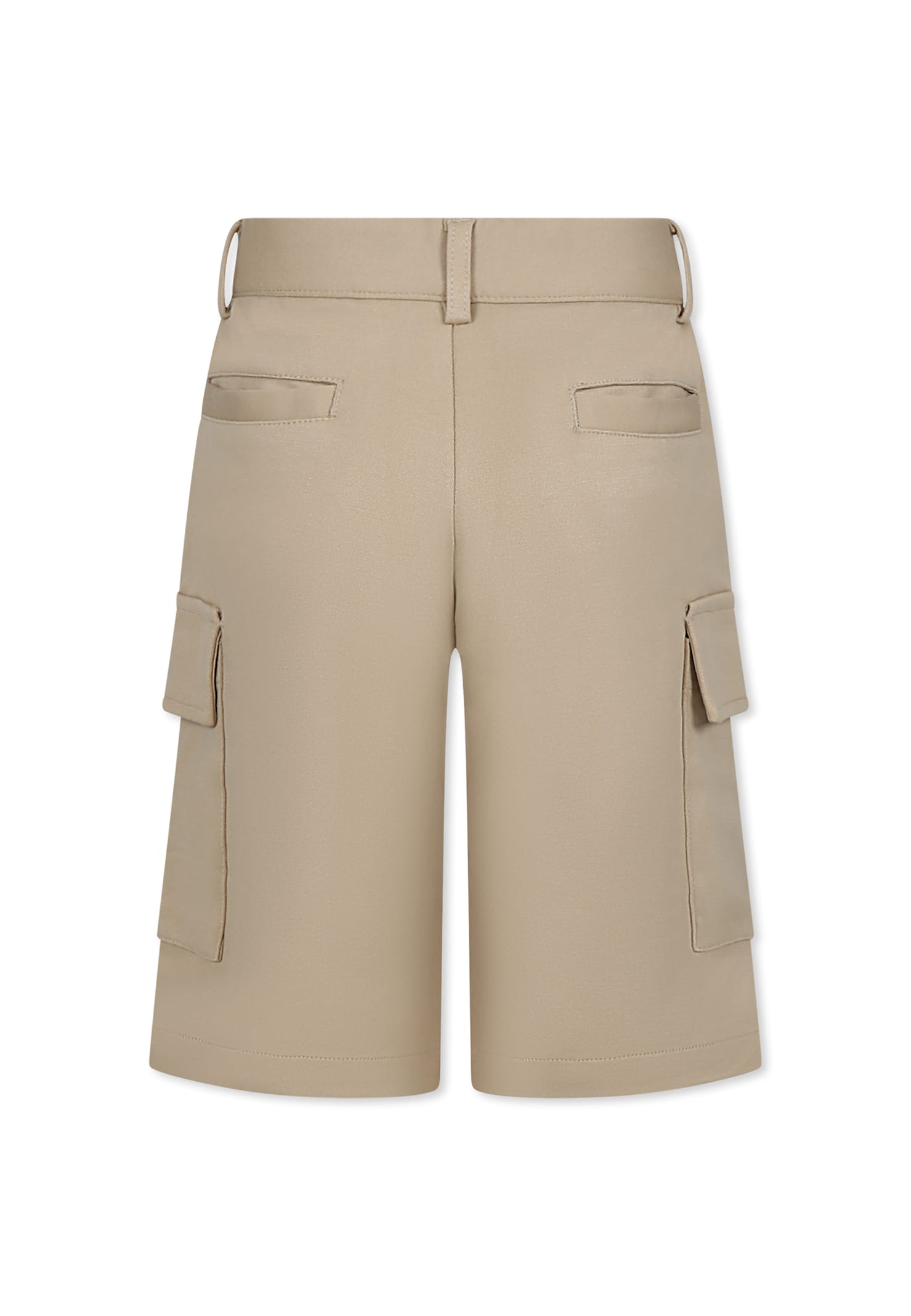 Hugo Boss Beige Shorts For Boy In Beige