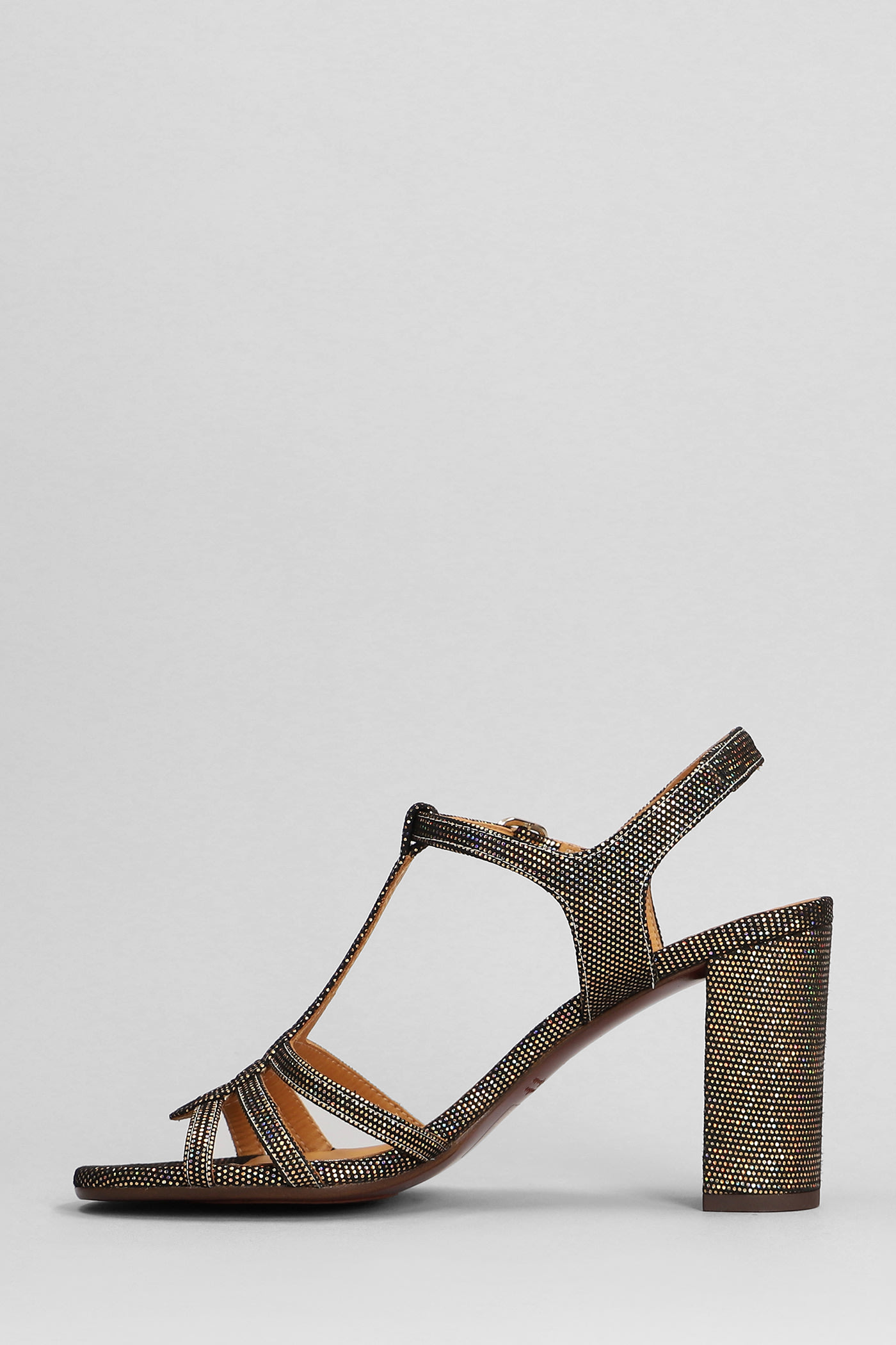 Shop Chie Mihara Babi 44 Sandals In Gold Leather