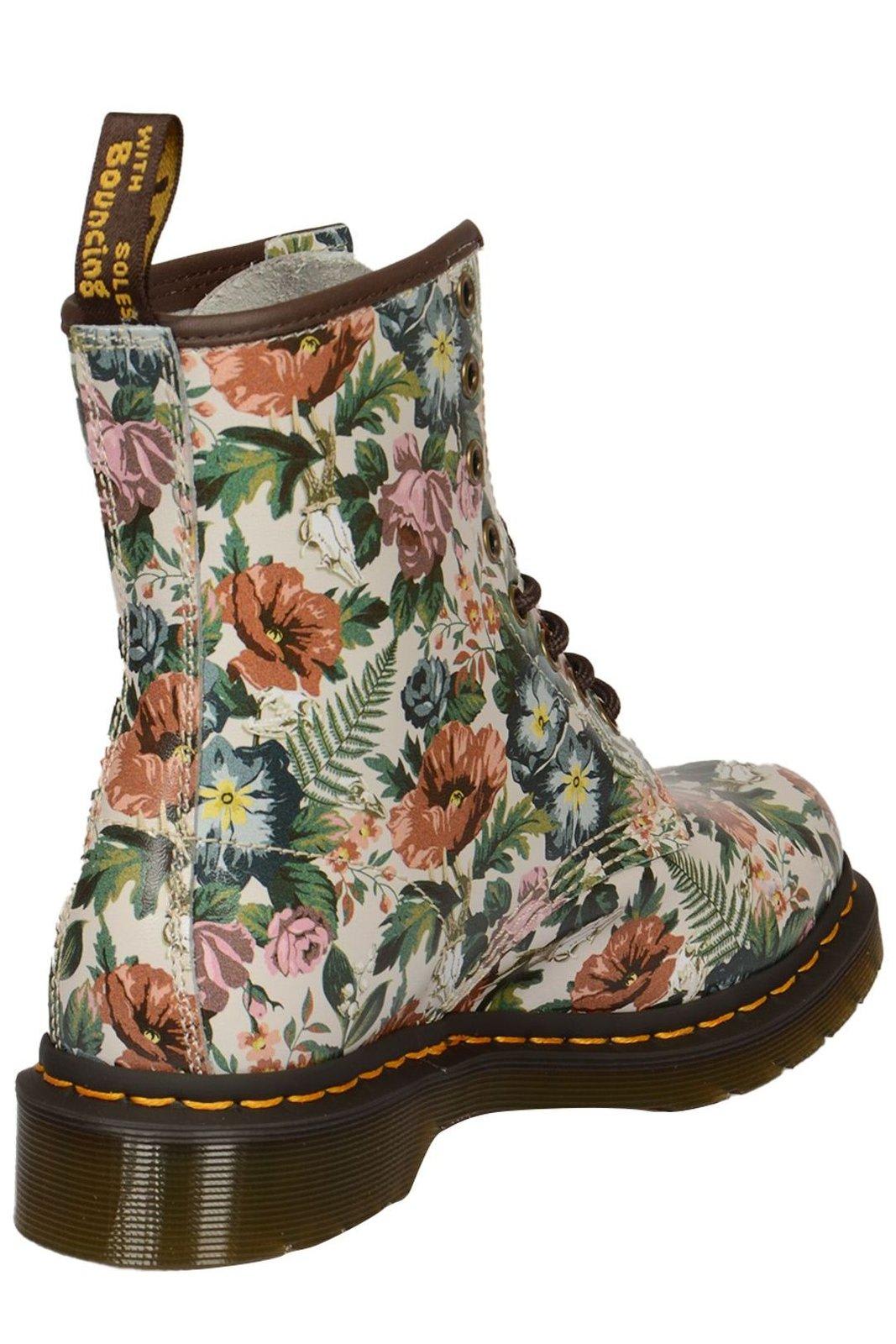 Shop Dr. Martens' 1460 All-over Printed Lace-up Boots In Multicolour