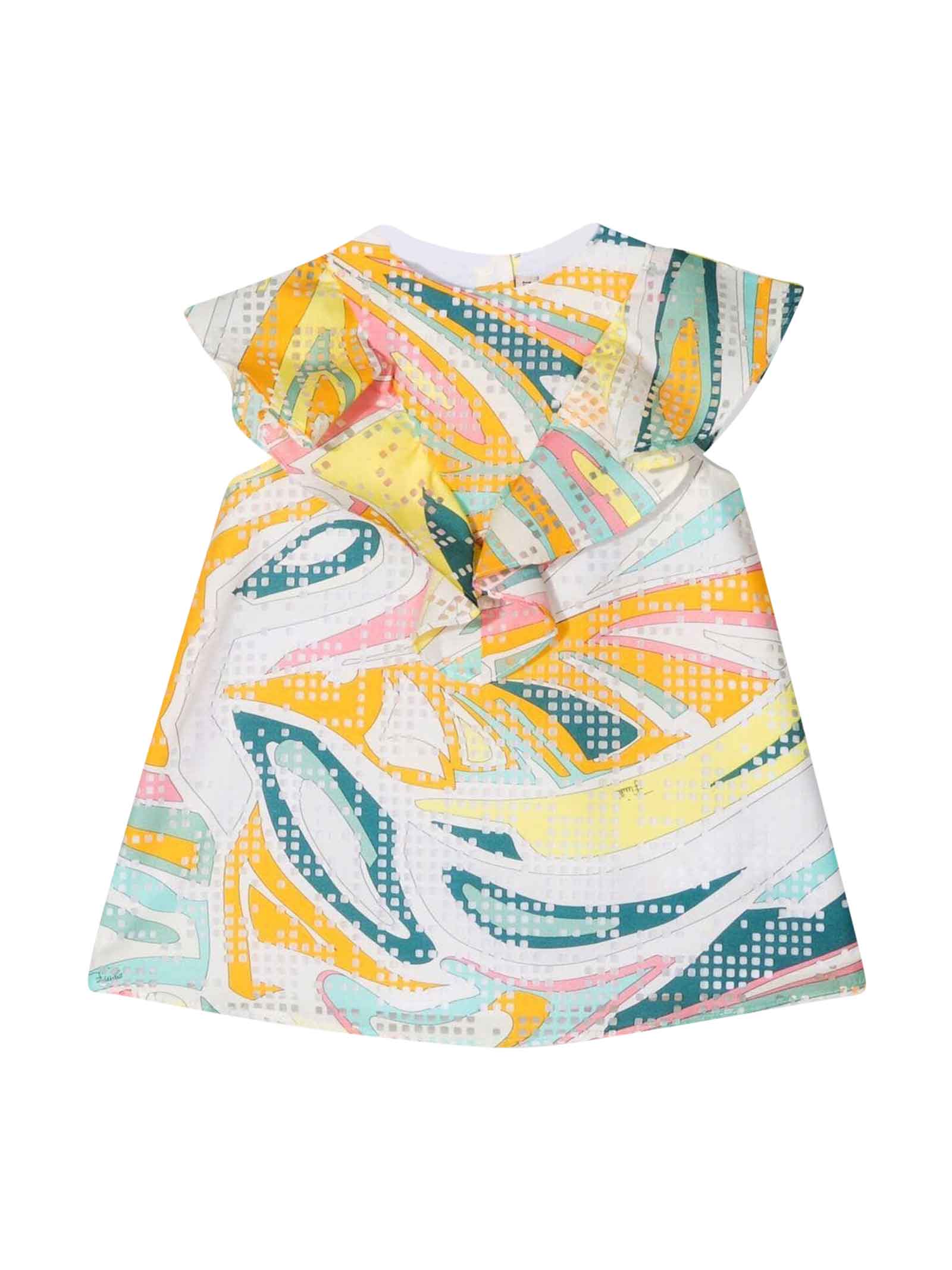 Emilio Pucci Multicolor Baby Girl Dress