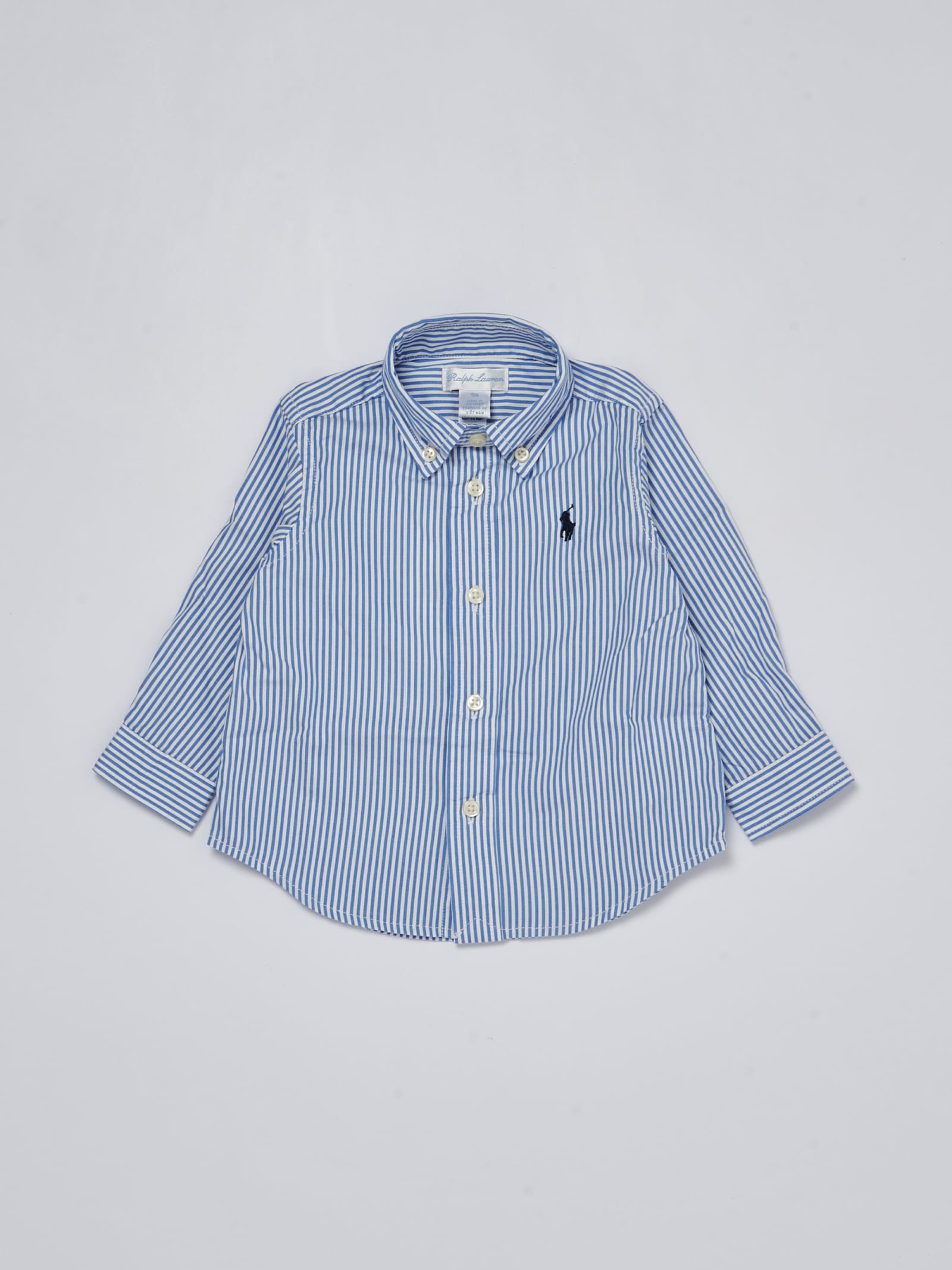 Polo Ralph Lauren Babies' Shirt Shirt In Righe Blu