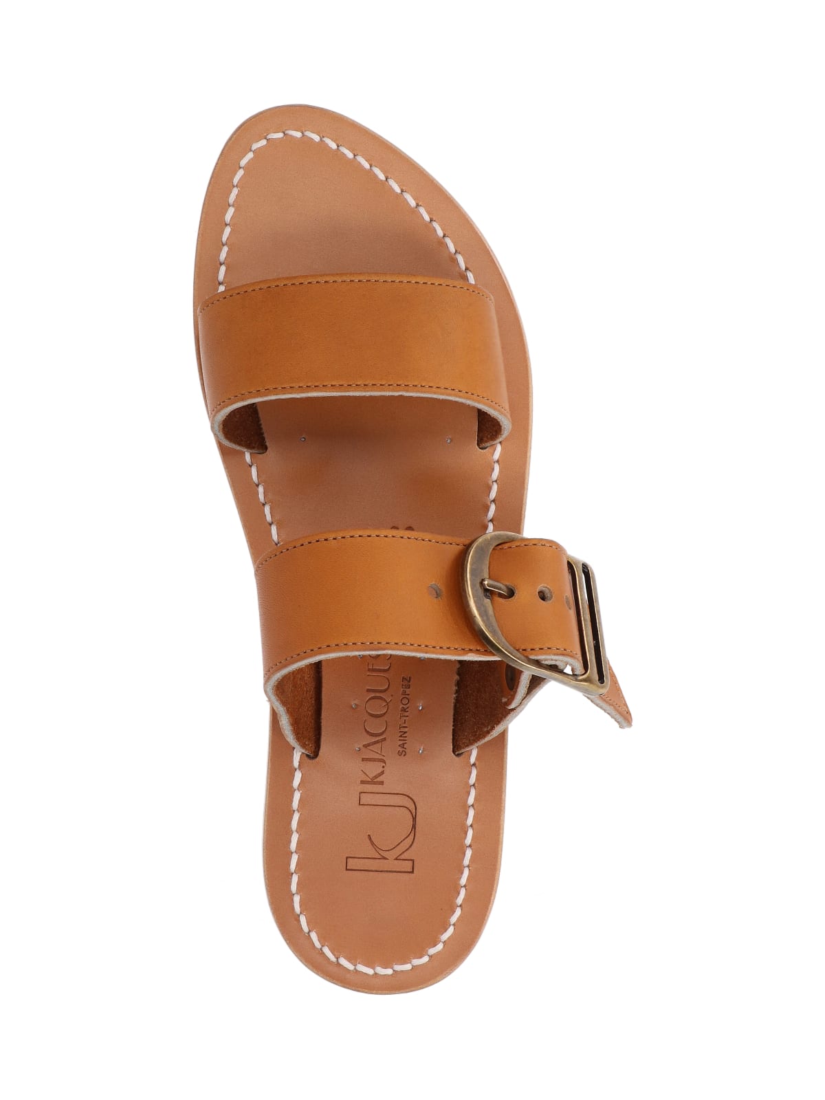 Shop Kjacques Carcaso Sandals In Brown