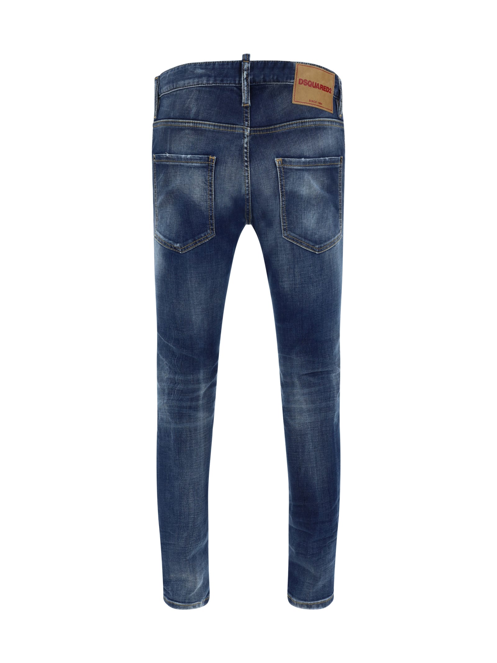 Shop Dsquared2 Cool Guy Jeans In Navy Blue