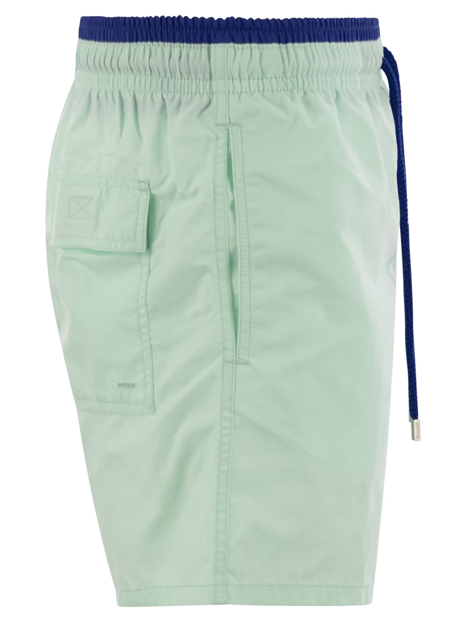 Vilebrequin Moka Beach Shorts With Contrasting Color