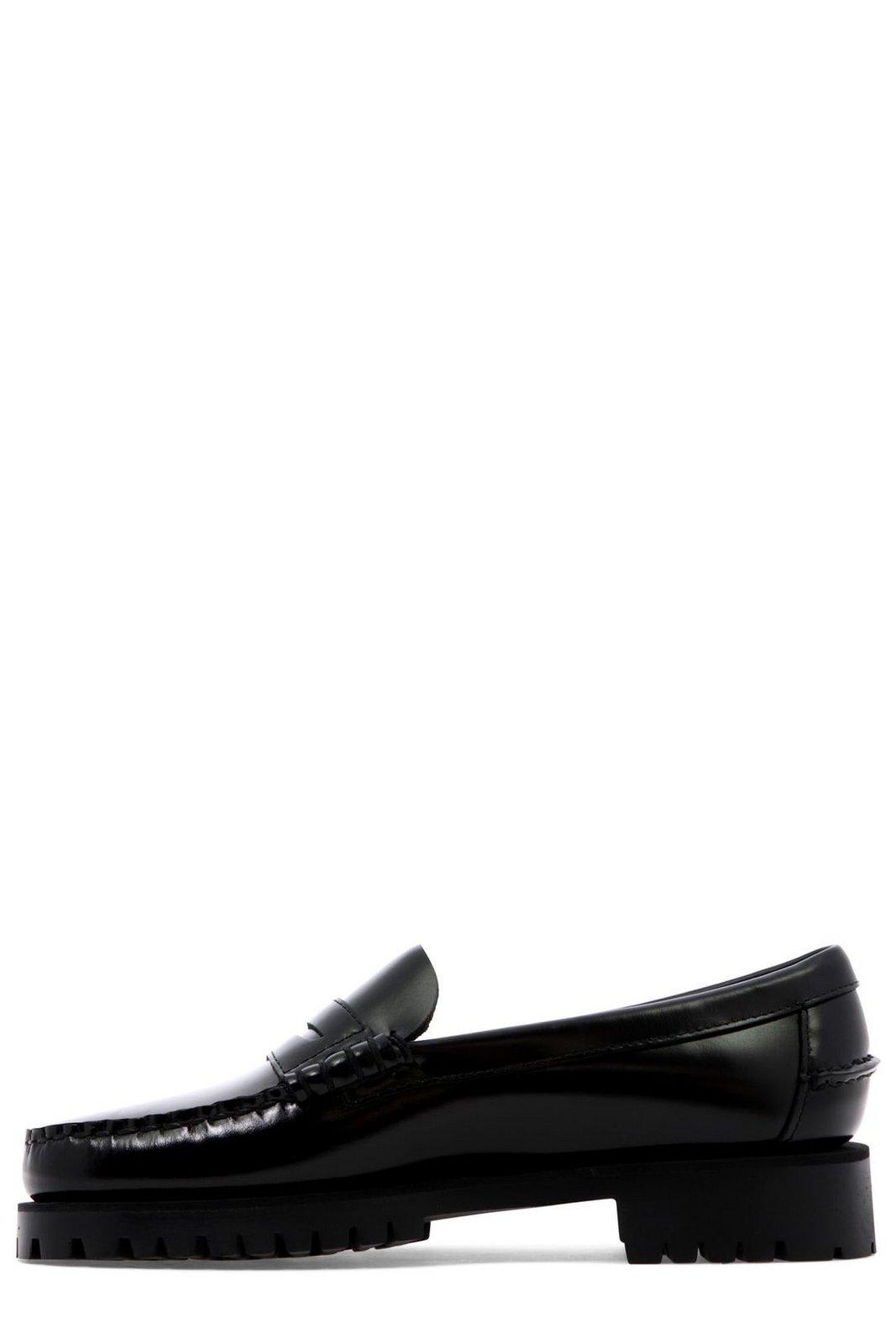 Shop Sebago Dan Lug Loafers In Black