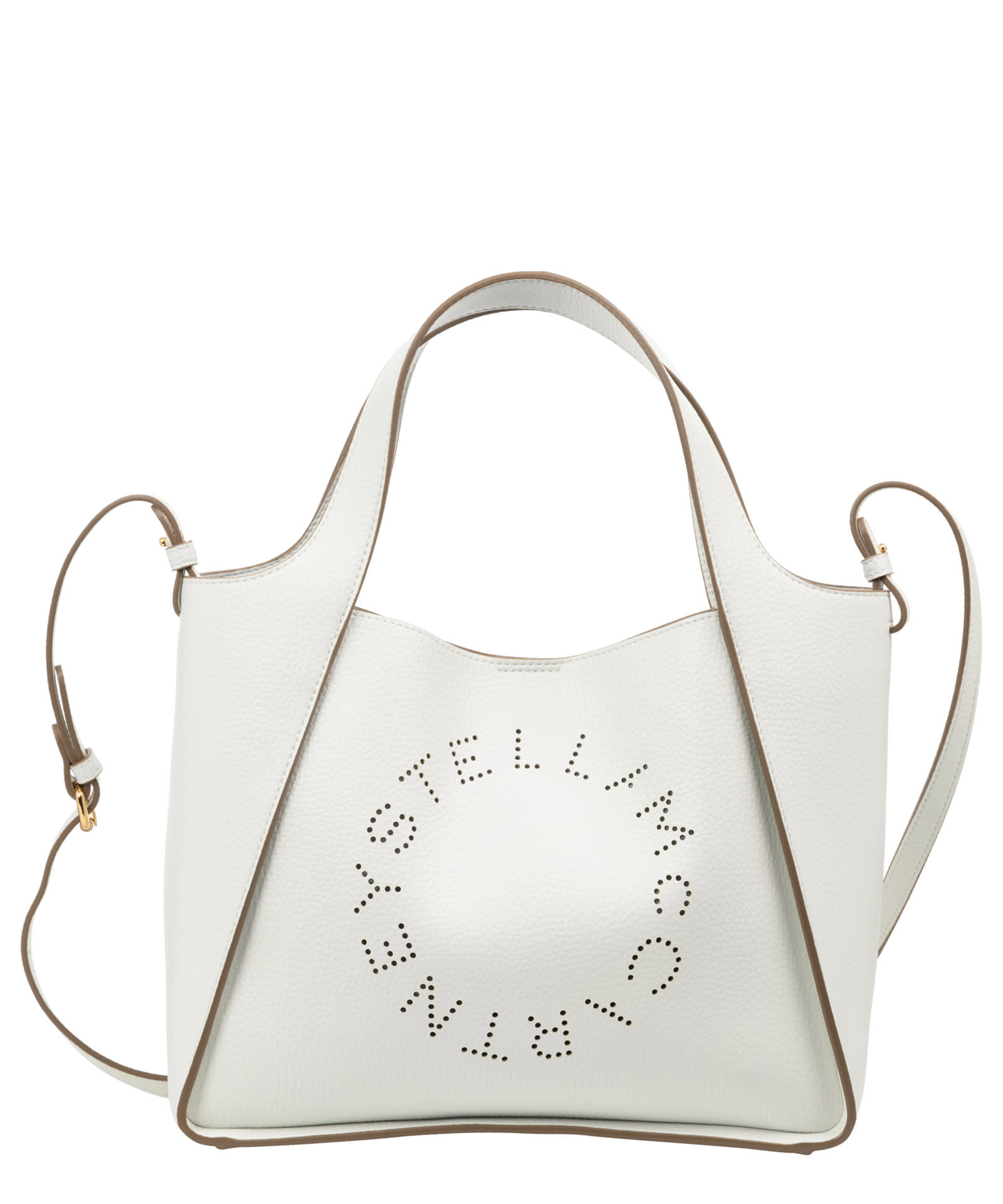 Stella Mccartney Stella Logo Tote Bag In Pure White