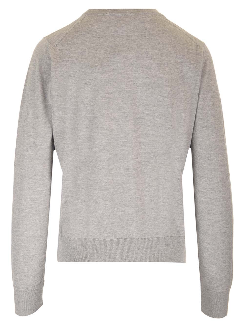 Shop Maison Kitsuné Regular Fit Jumper In Grey