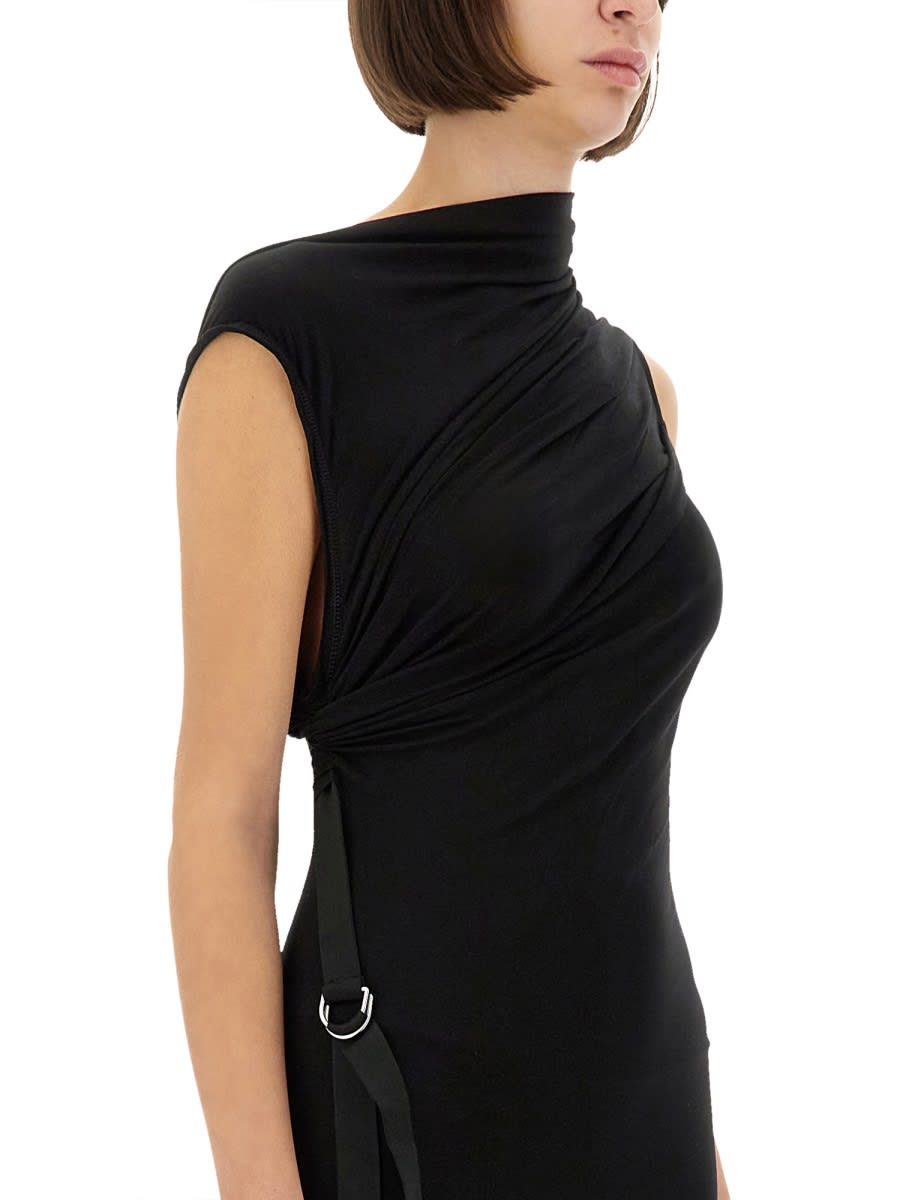 Helmut Lang "wind" Dress In Black