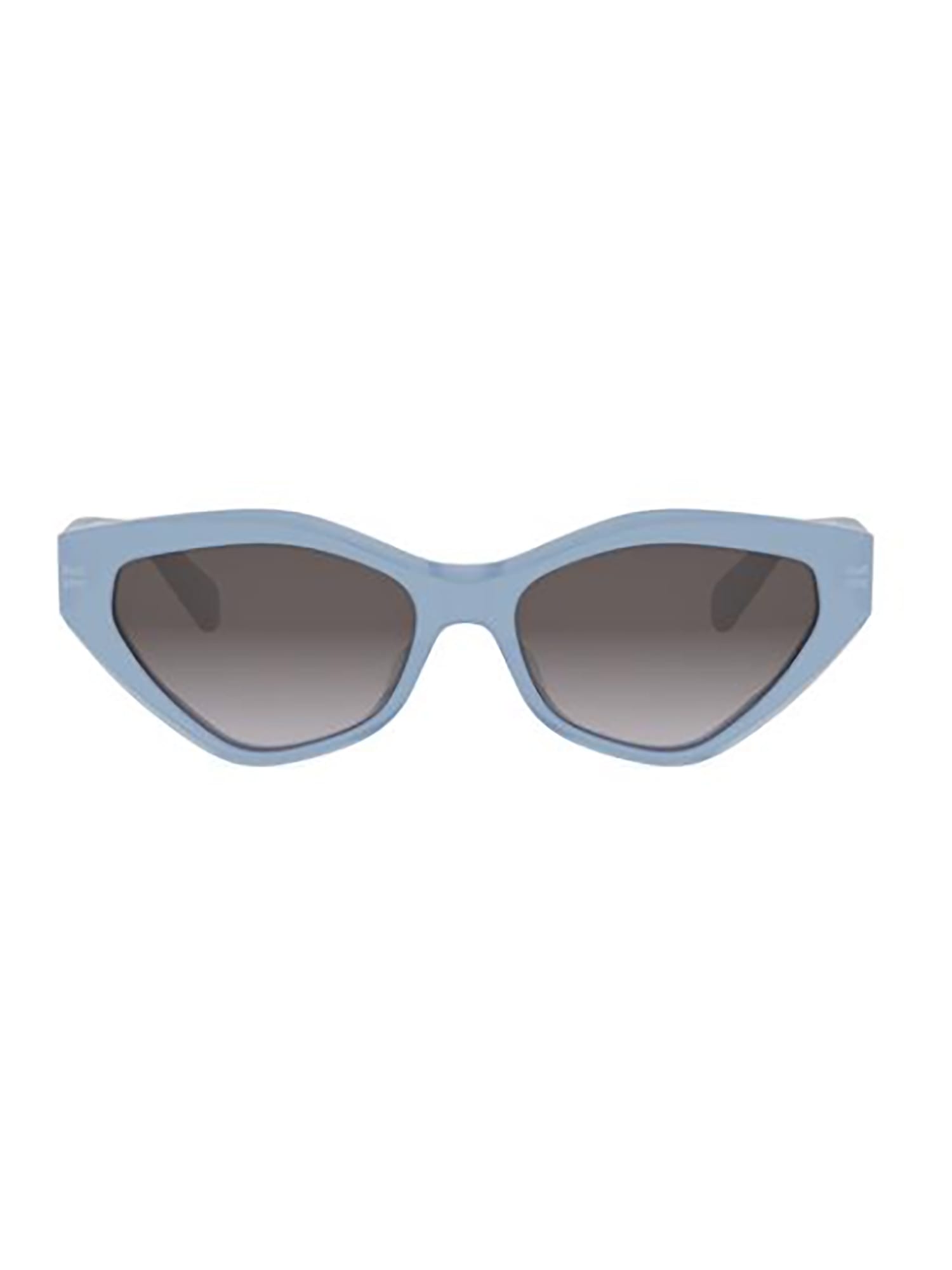 Celine Cl40323u Triomphe 84b Celeste Tenue Sunglasses In Blue