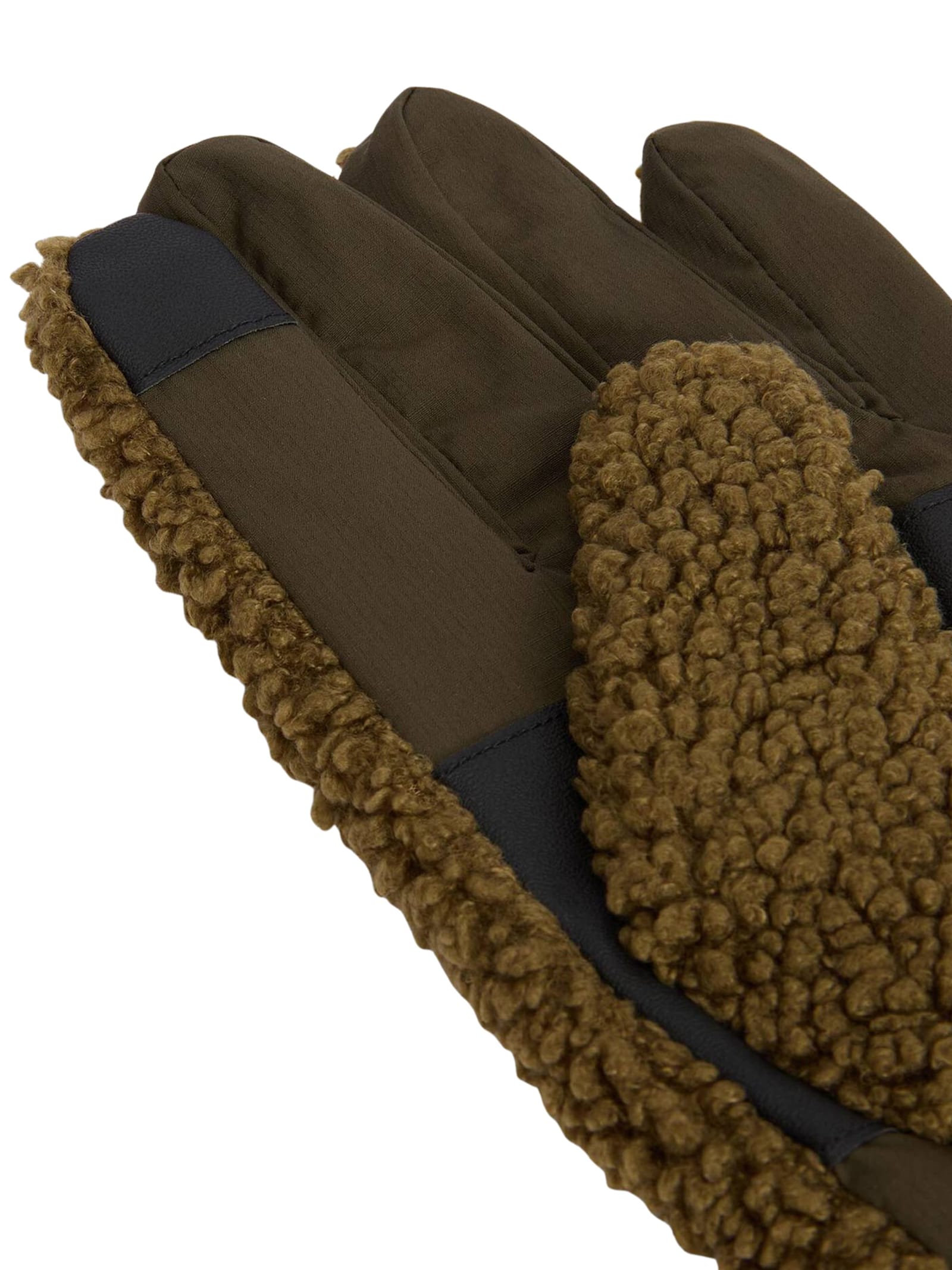 Barbour Field Fleece Gloves In Brown