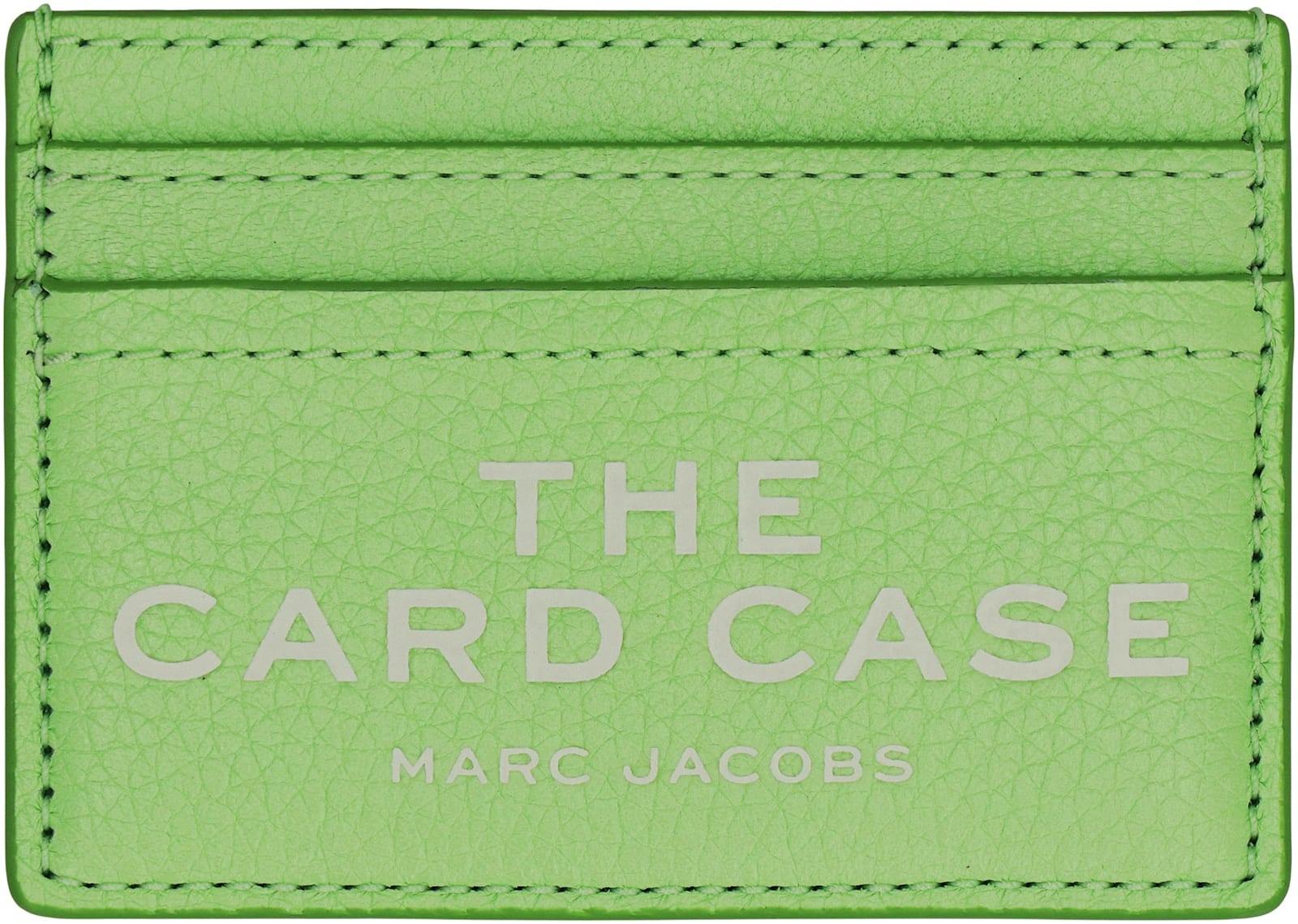 Marc Jacobs The Card Case Leather In Green