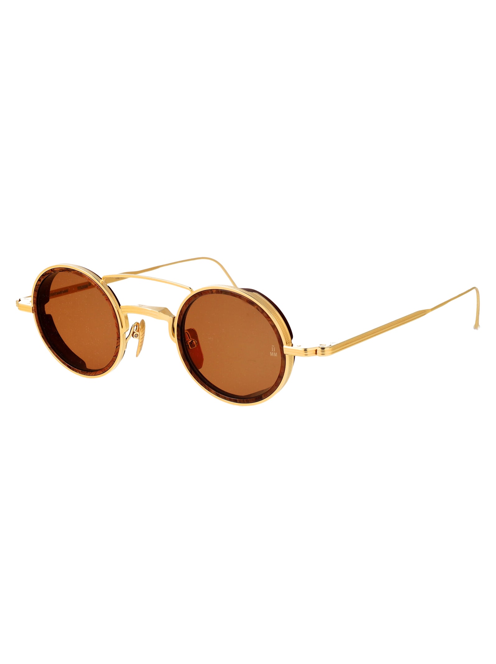 Shop Jacques Marie Mage Ringo 2 Sunglasses In Gold