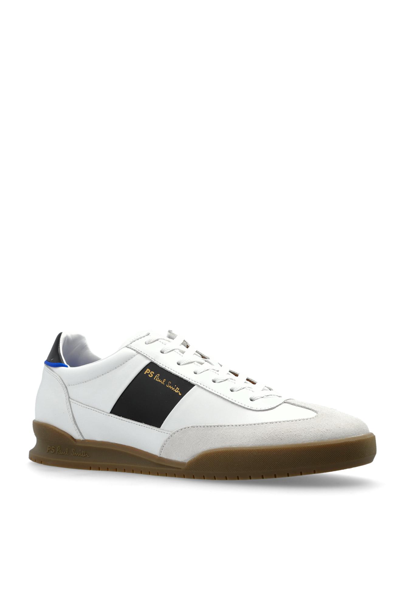 Paul Smith Panel Contrast Sneaker With Branded Heel In Multi