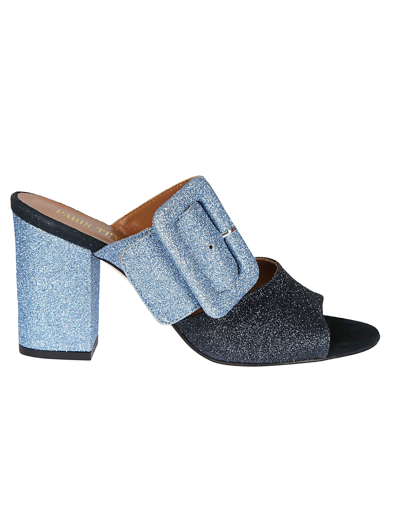 baby blue mules