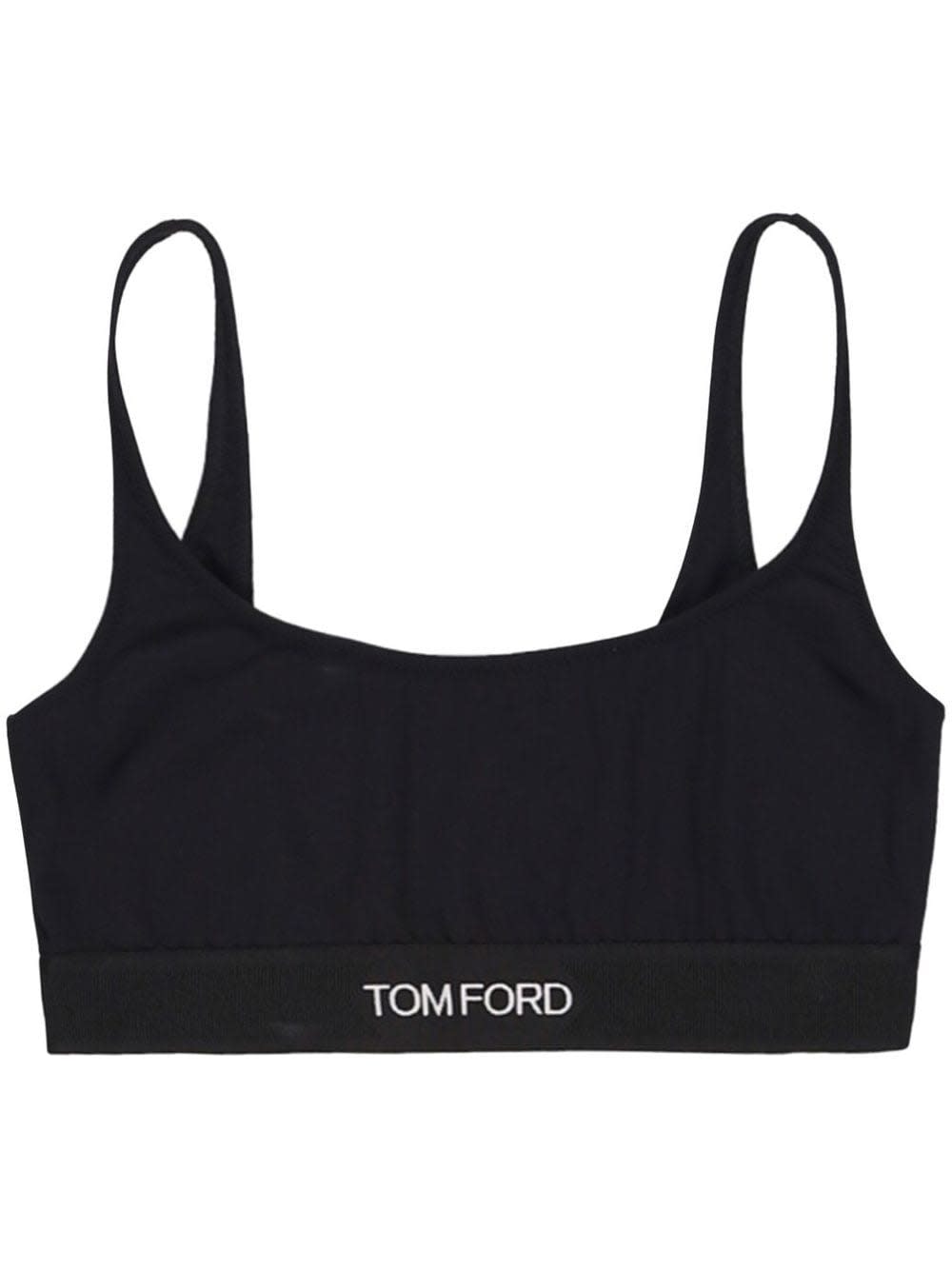 Tom Ford Black Signature Bra In Black