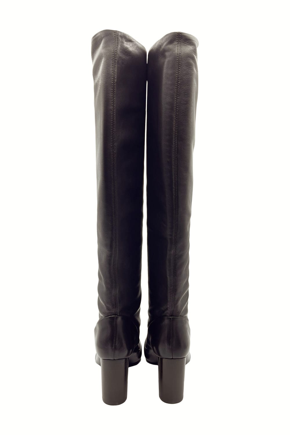 Shop Lemaire Glove Boots In Dark Chocolate