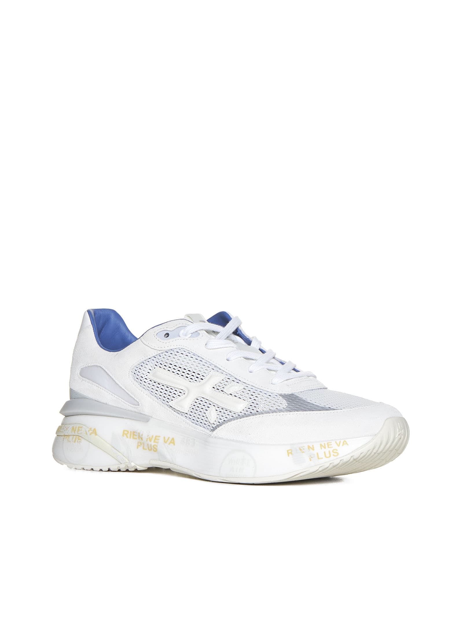 Shop Premiata Sneakers In Bianco