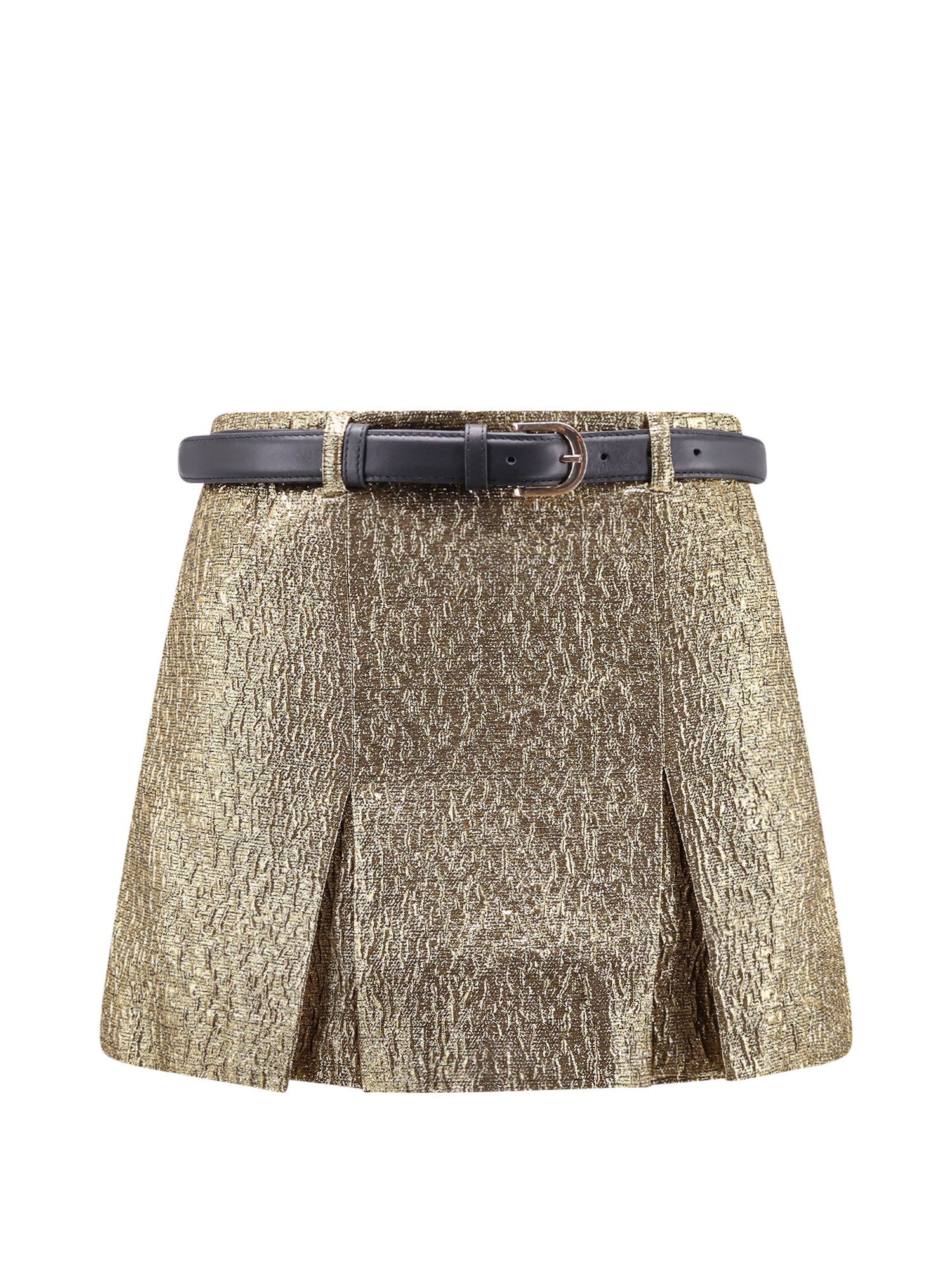 Metallic Jacquard Skort