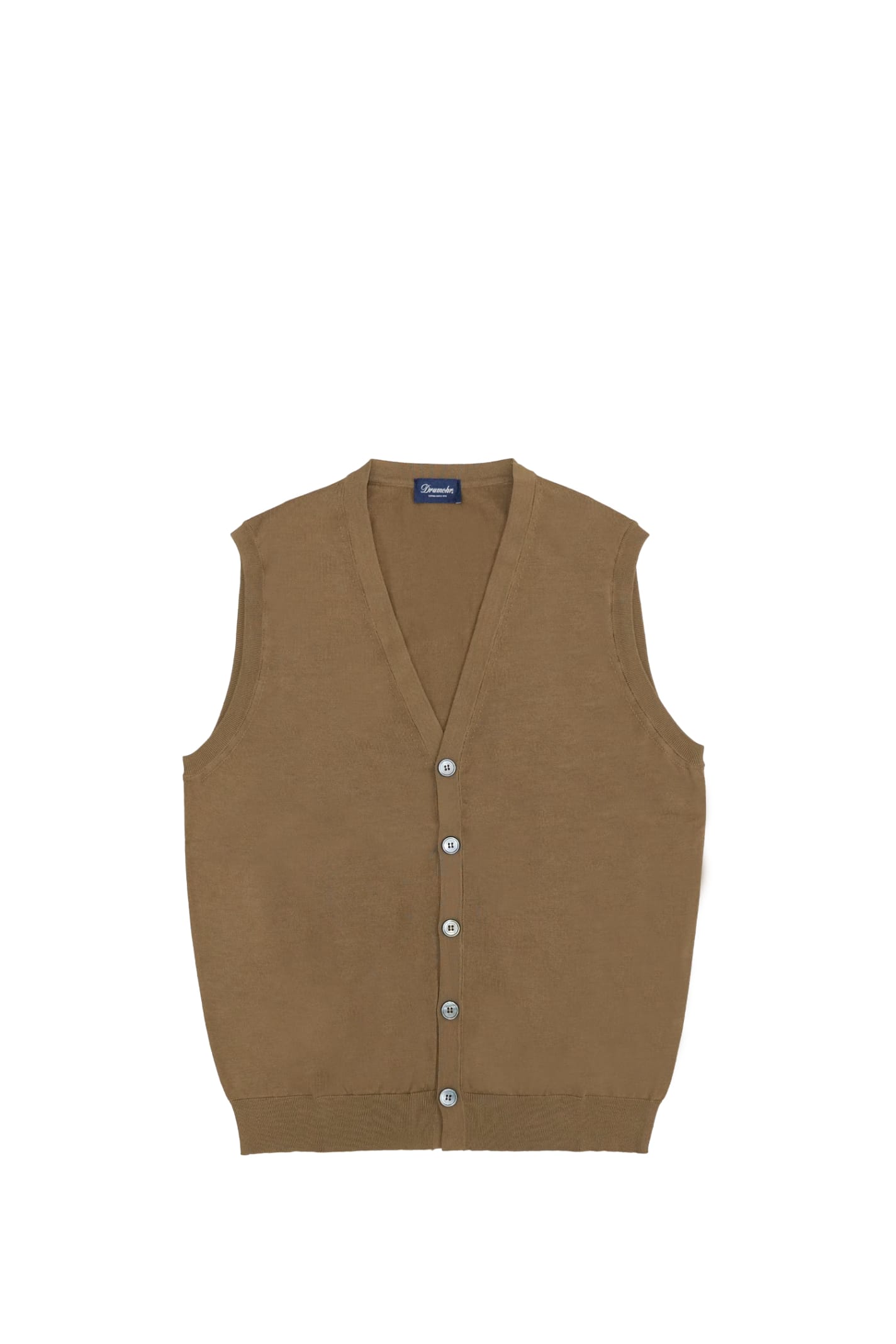 Shop Drumohr Gilet In Brown