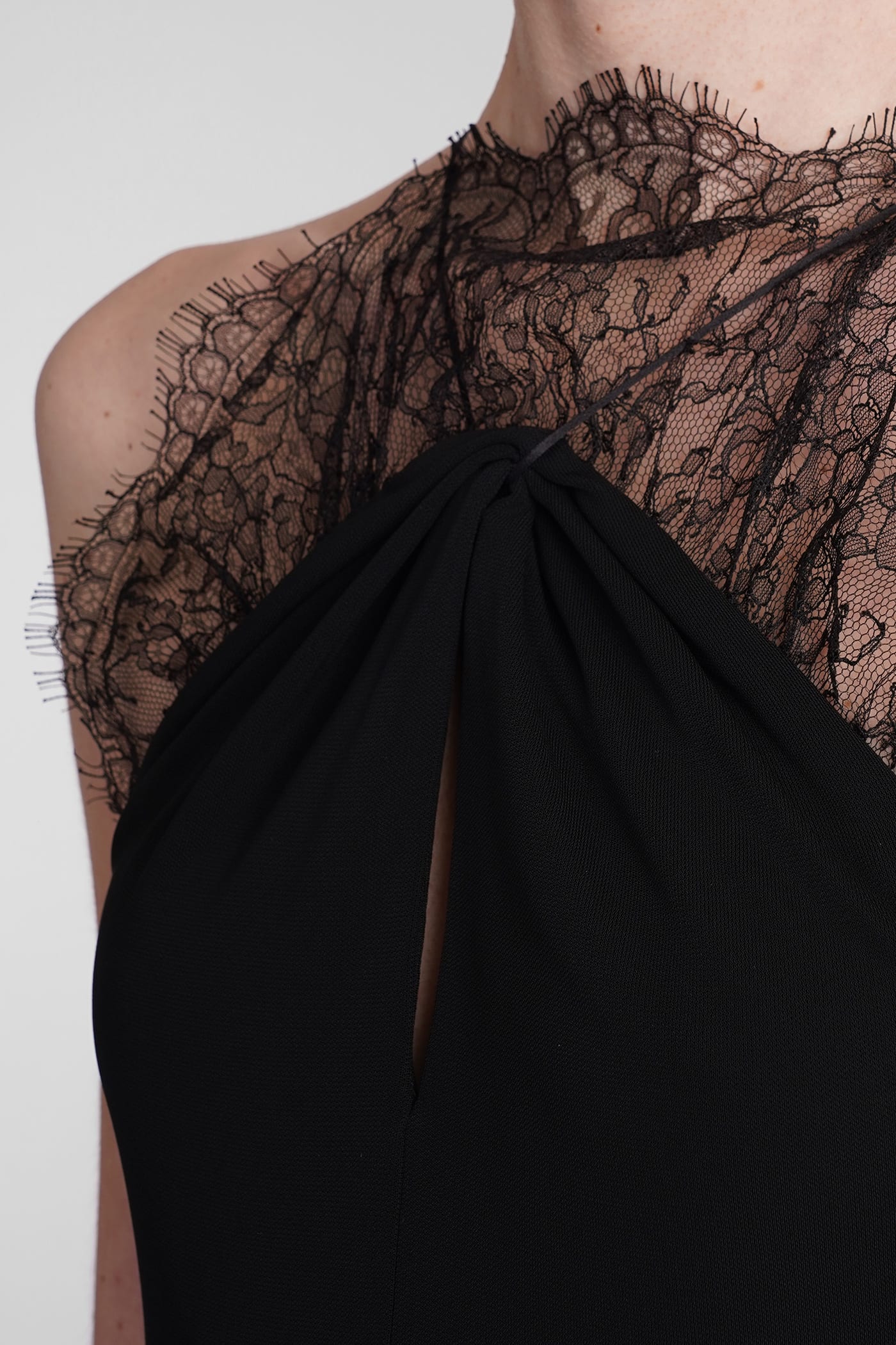 Shop Givenchy Dress In Black Viscose