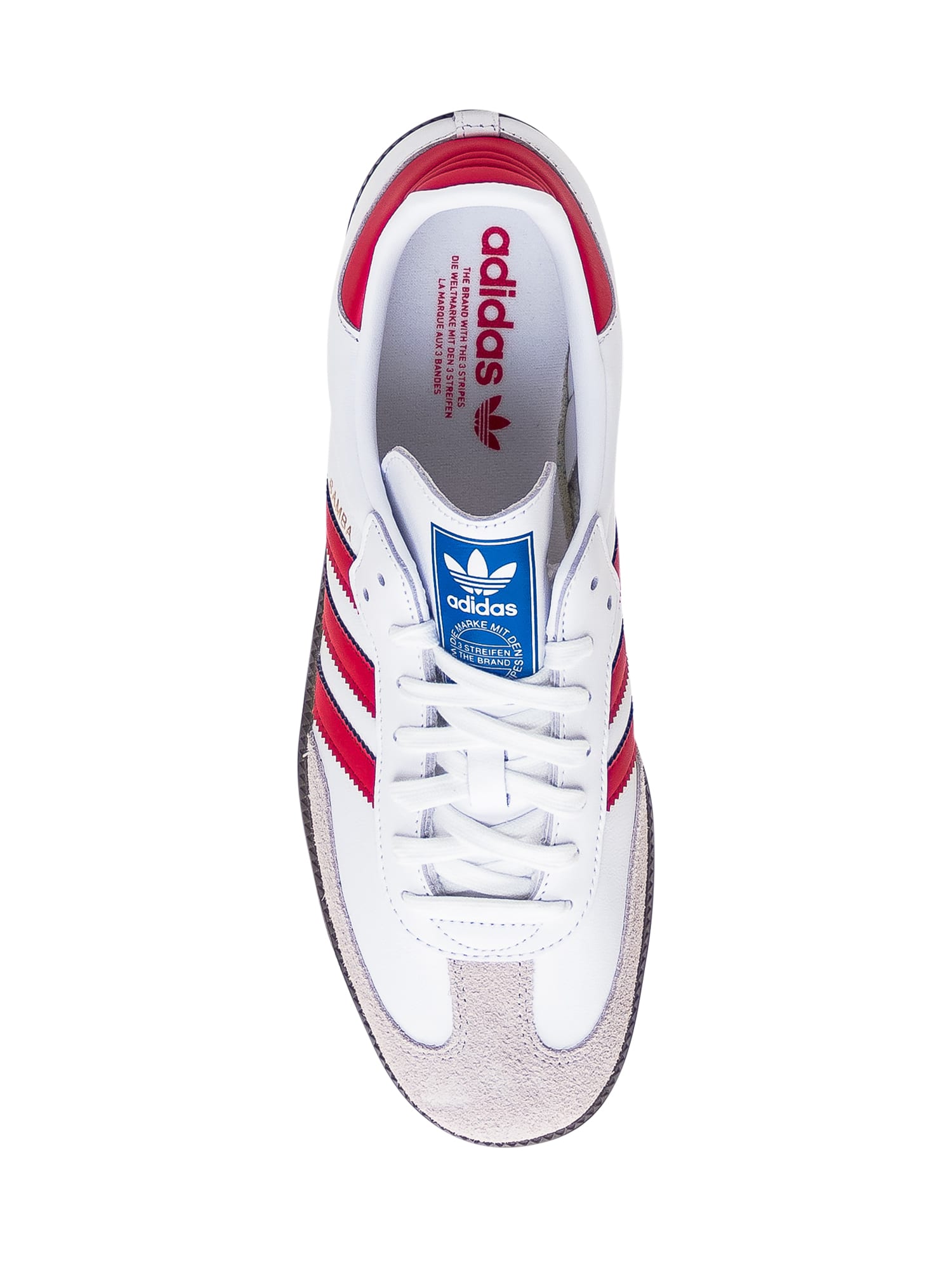 Shop Adidas Originals Samba Og Sneaker In Bianco Rosso