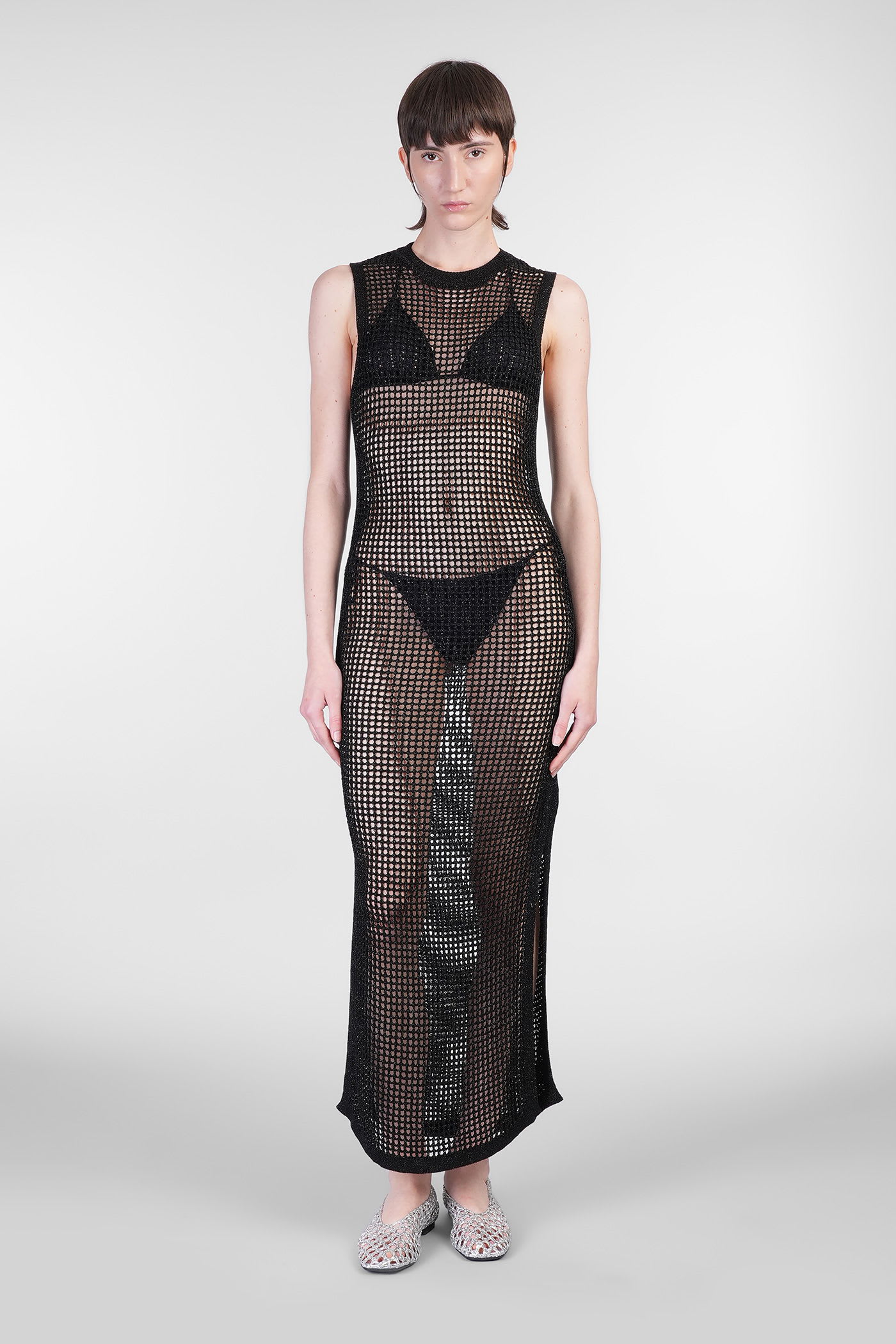 Mc2 Saint Barth Eileen In Black Viscose In Black