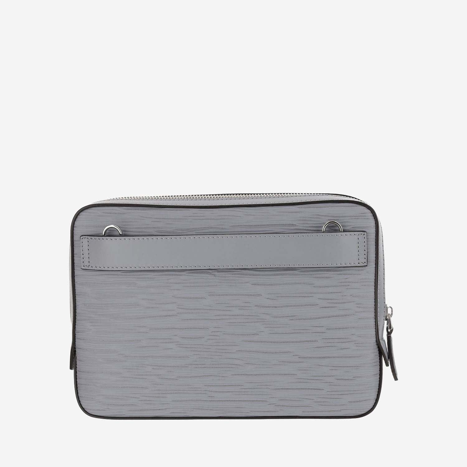 Shop Montblanc Mini Messenger Bag 4810 In Grey