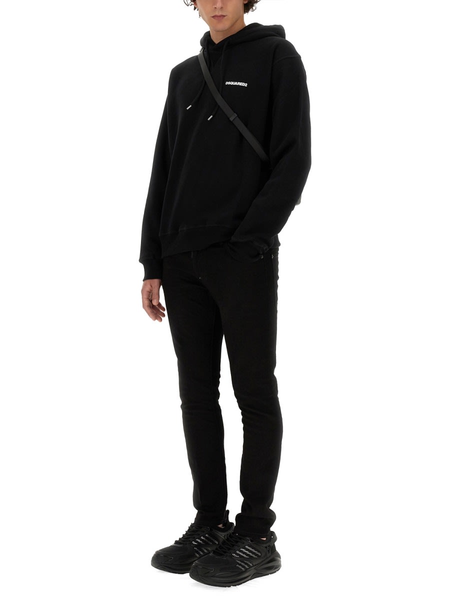 Shop Dsquared2 Cool Fit Sweatshirt In Black