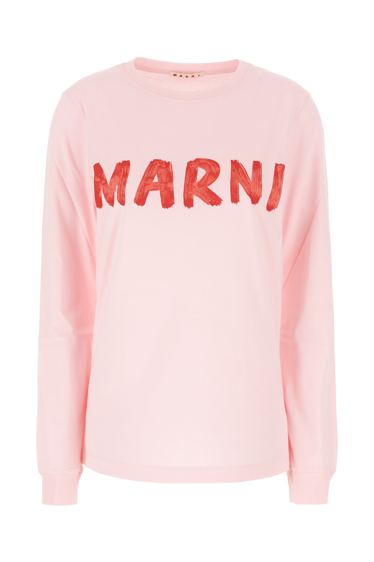 MARNI PINK COTTON OVERSIZE T-SHIRT