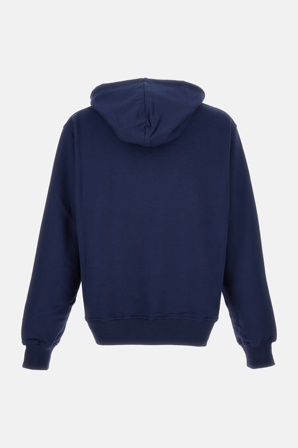Marni Logo-patch Hoodie In Blue