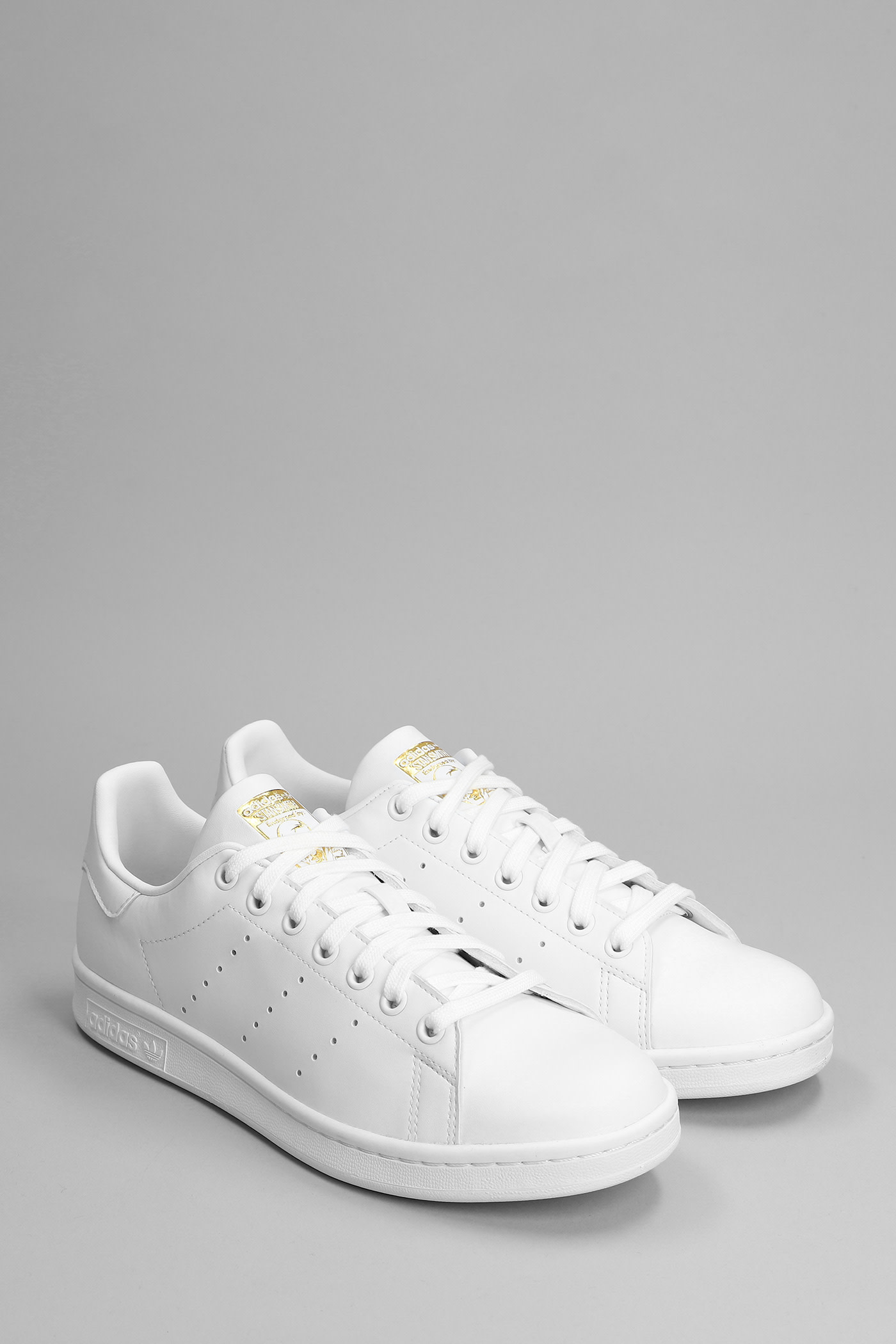 Shop Adidas Originals Stan Smith Sneakers In White Leather