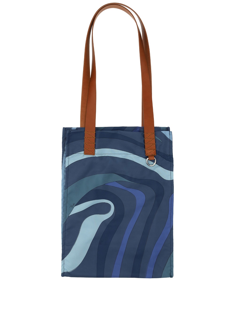 Shop Emilio Pucci Shoulder Bag In Clear Blue