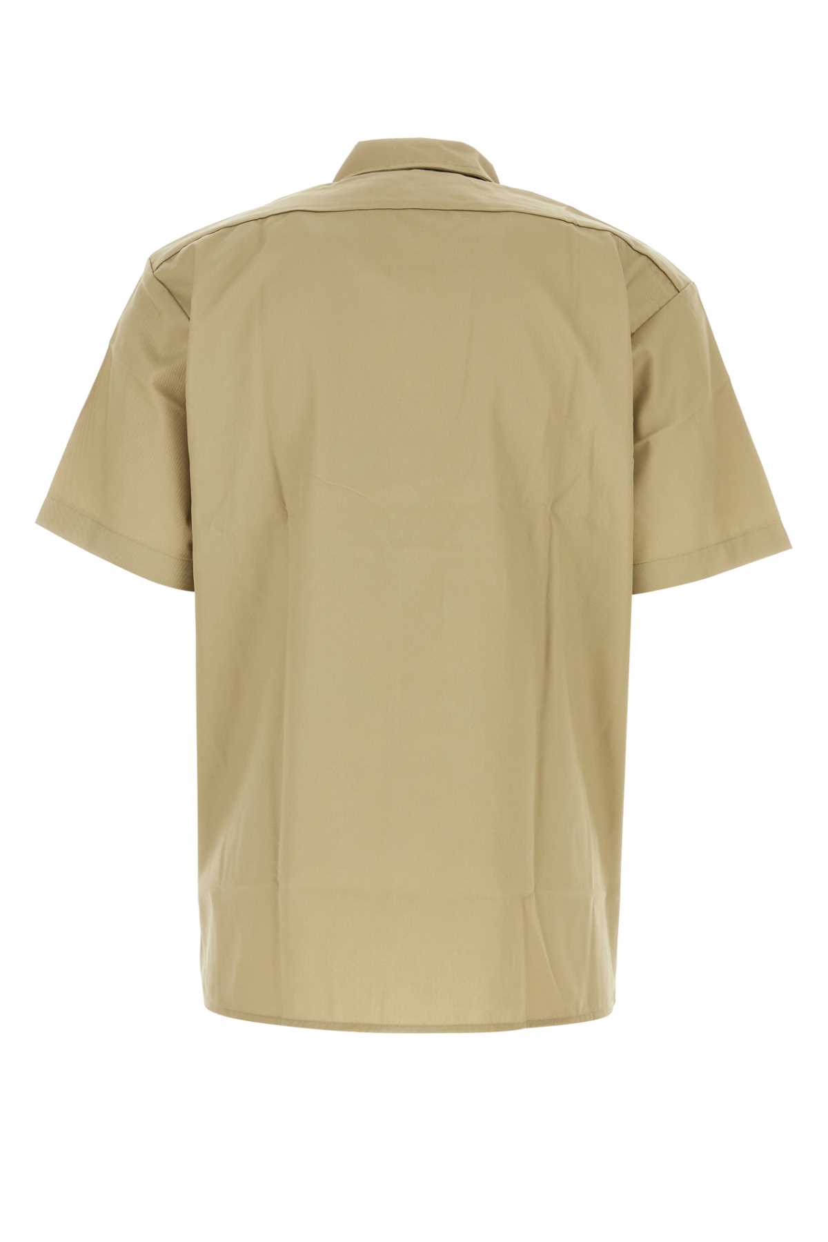 Shop Dickies Beige Polyester Blend Shirt In Khaki
