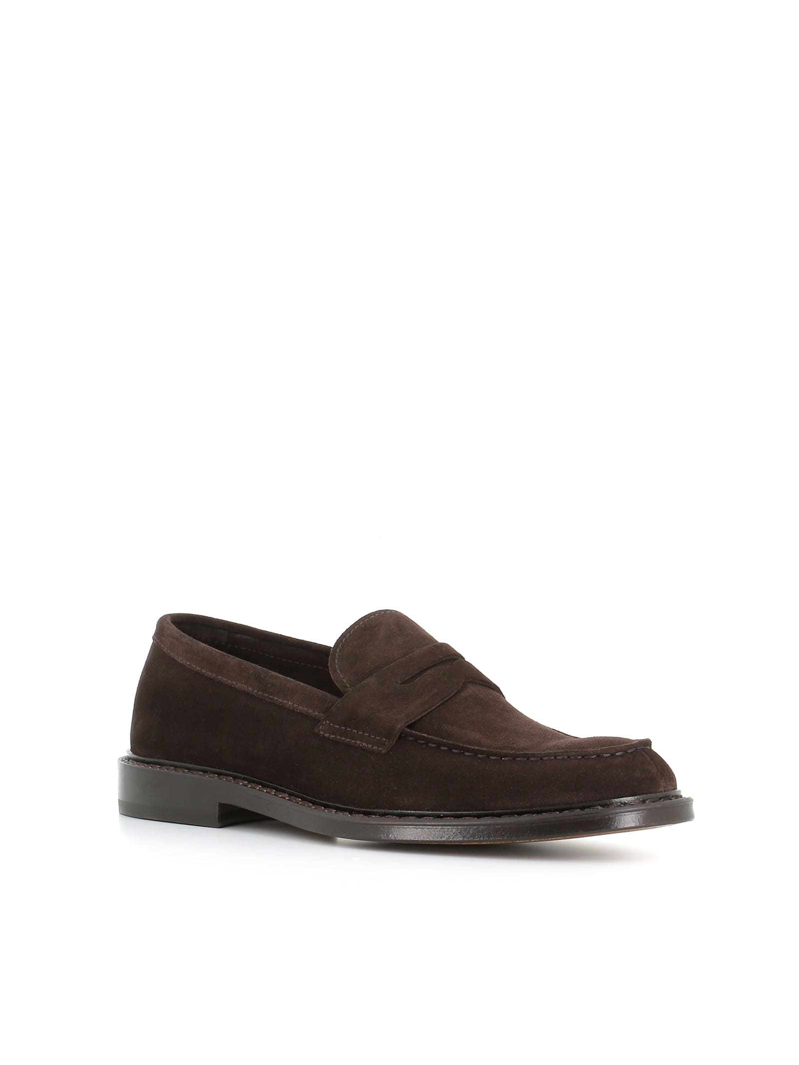 Doucal's Commander Dark Brown Loafer In Brown