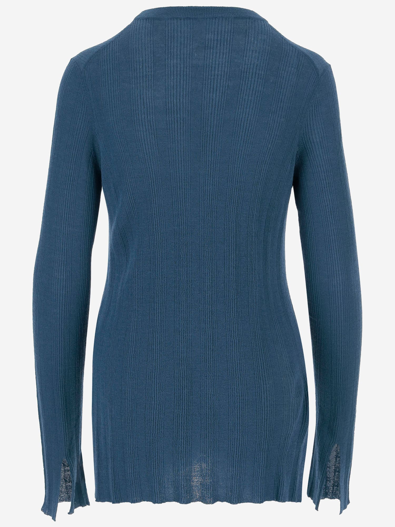 Jil Sander Wool Jersey In Ocean