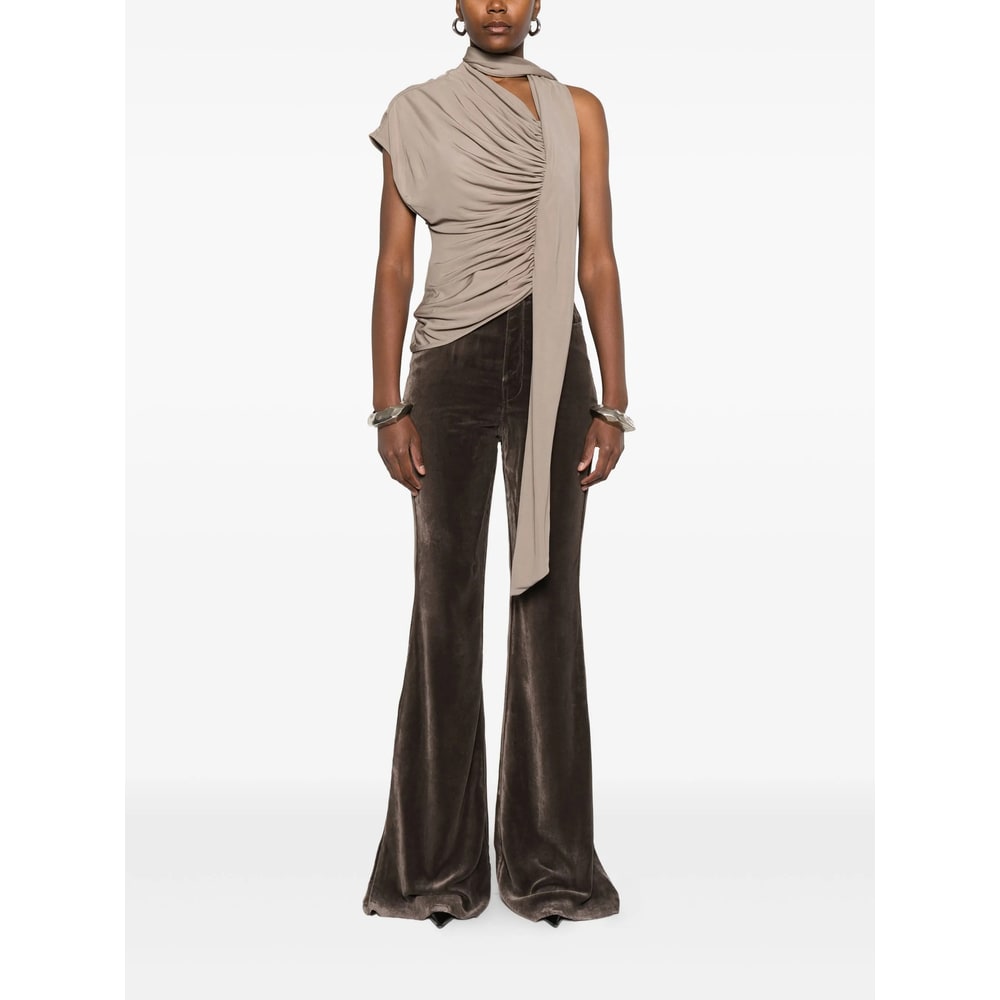Rick Owens Pant In Brown