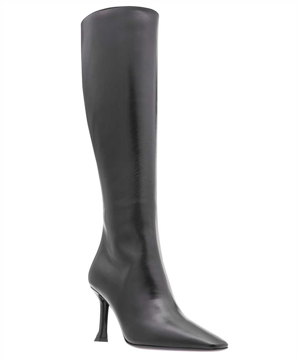 Shop Ferragamo Leather Boots In Black