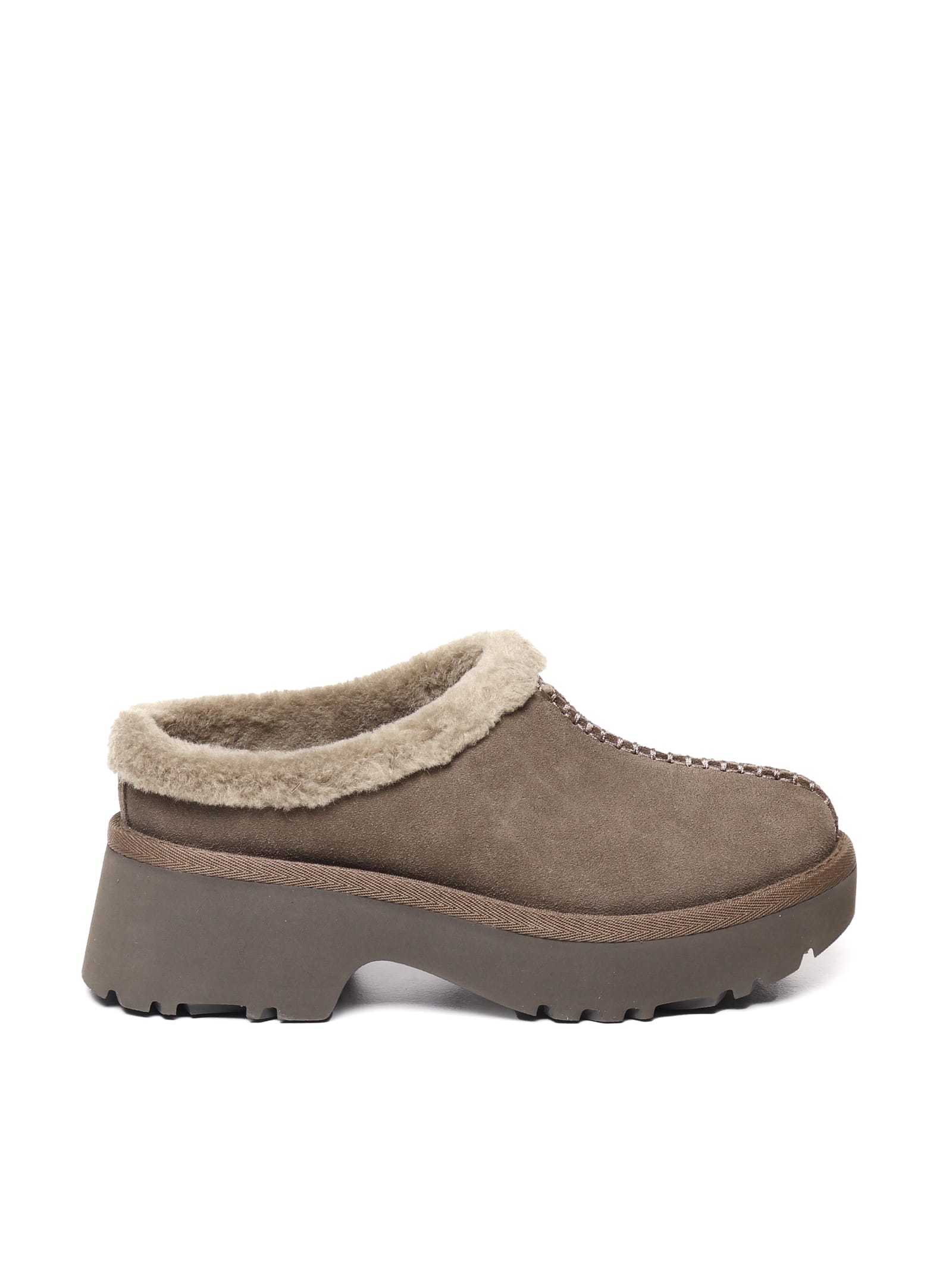 Shop Ugg Cozy Clogs In Sheepskin In Hck Hickory