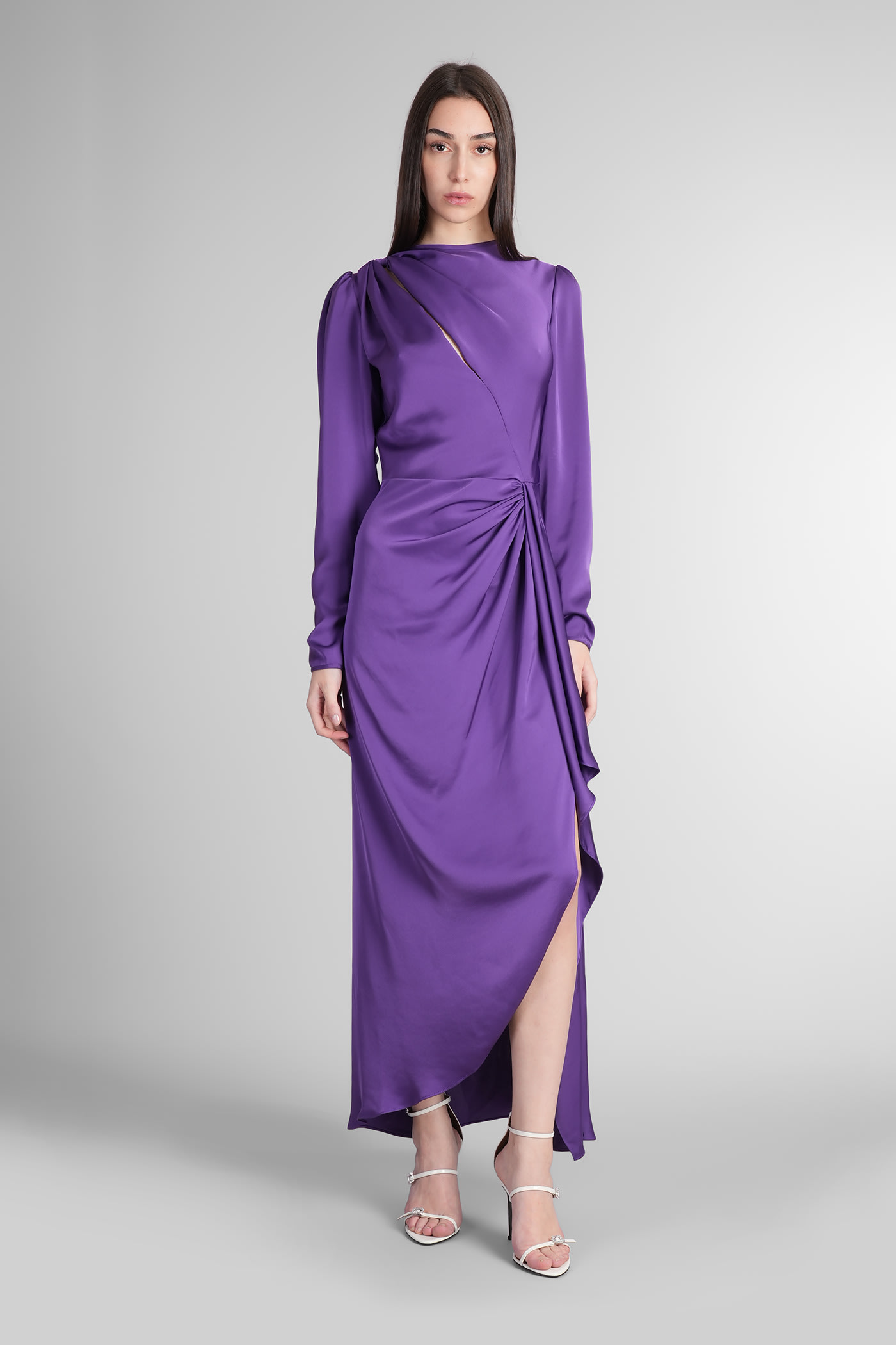 Anina Dress In Viola Polyester