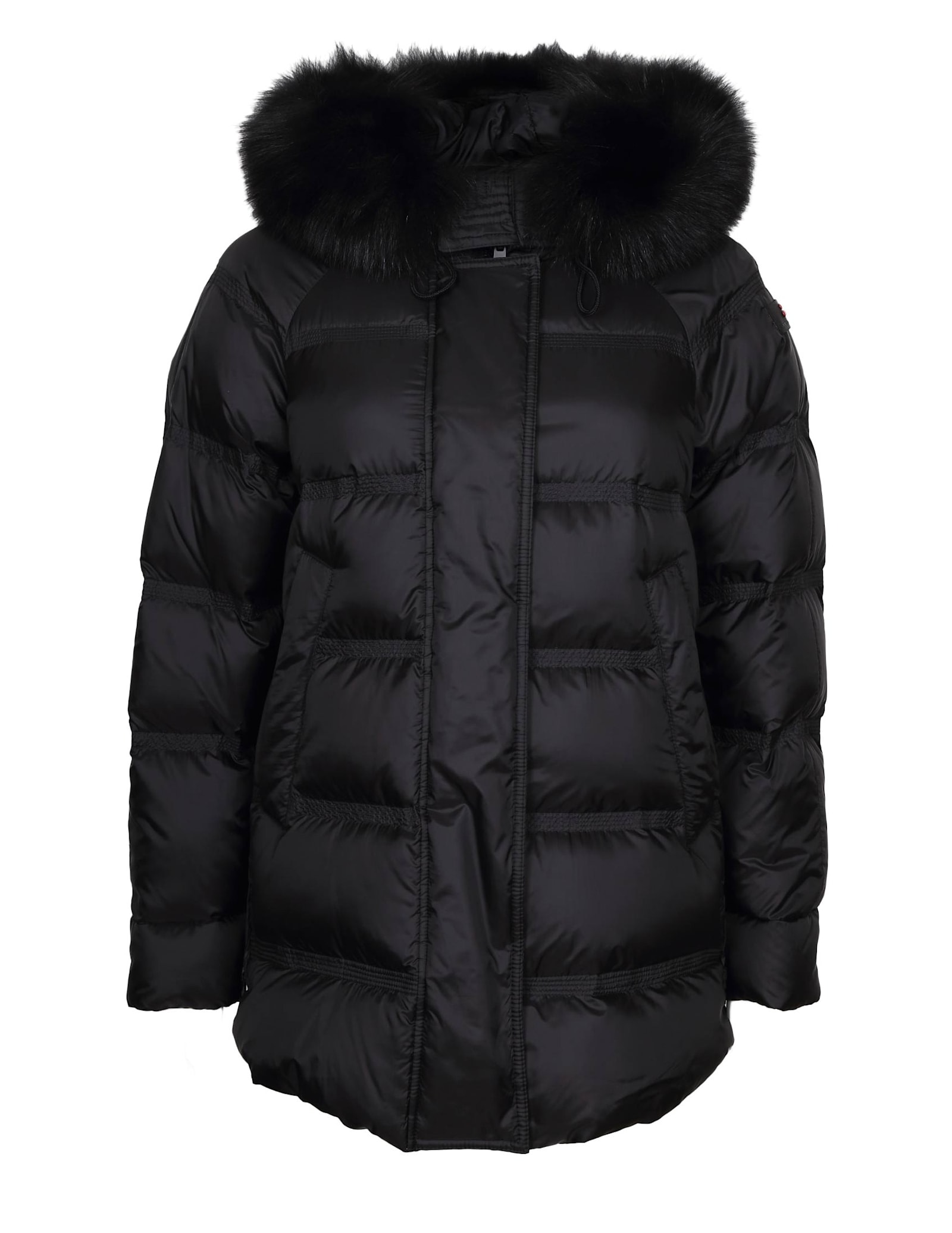 Peuterey Takan Mqs 03 Fur Down Jacket Black Color