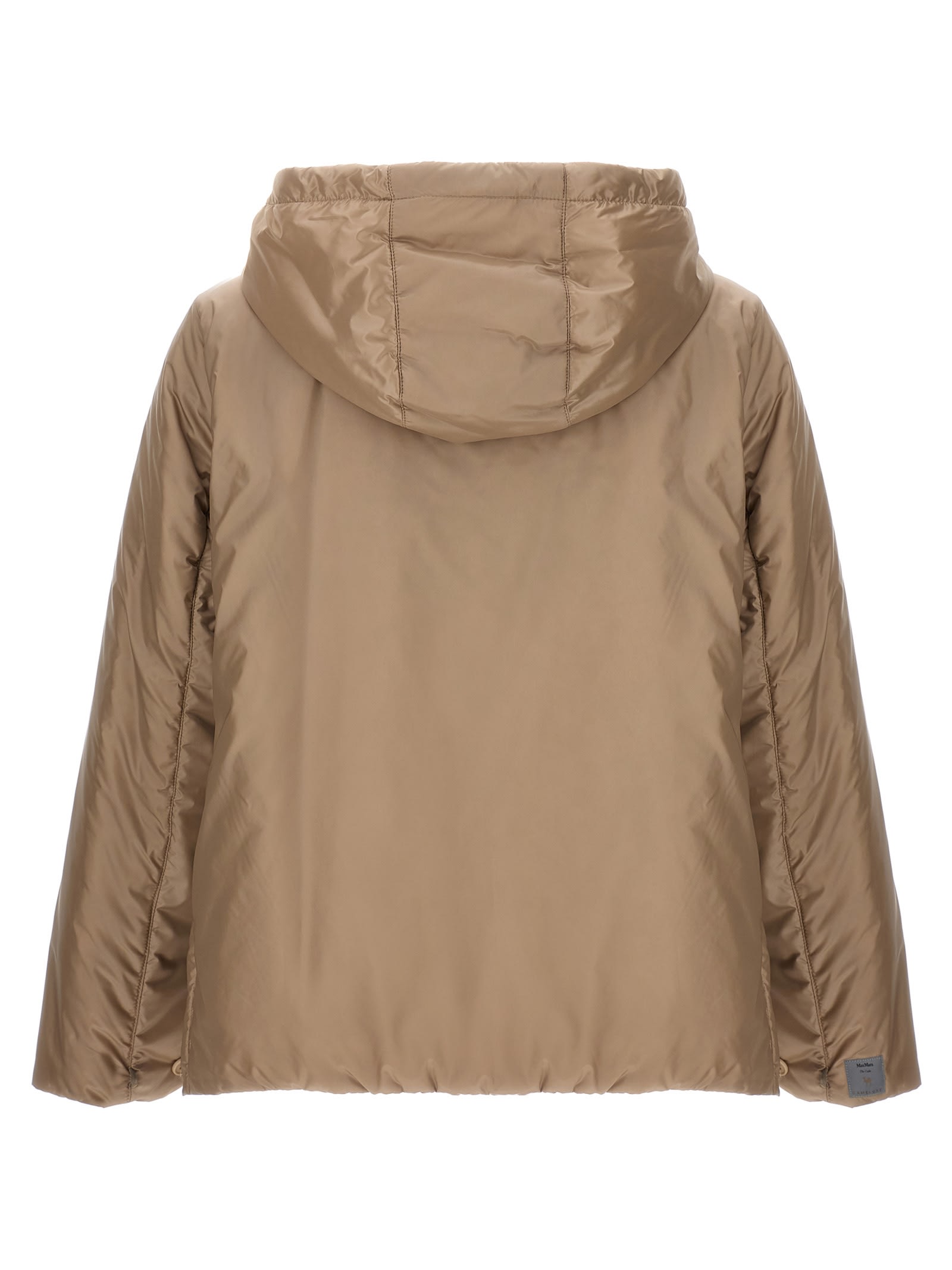 Max Mara The Cube Greenh Puffer Jackets Beige In Brown