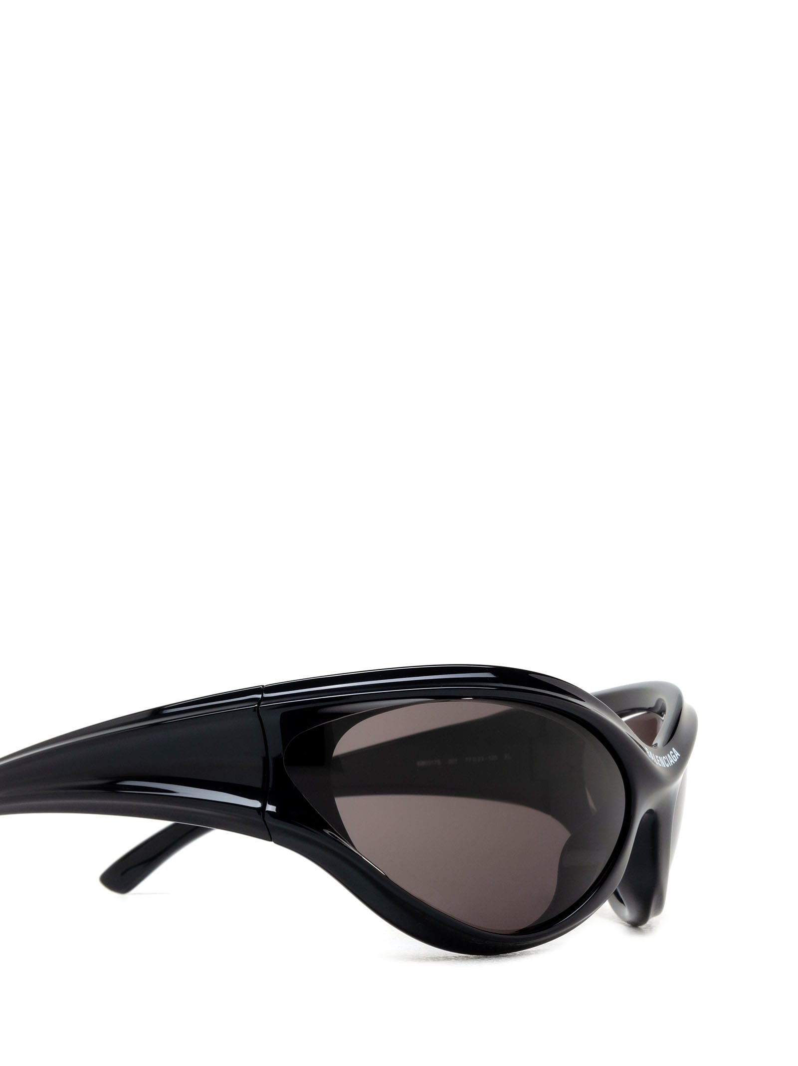 Shop Balenciaga Bb0317s Black Sunglasses