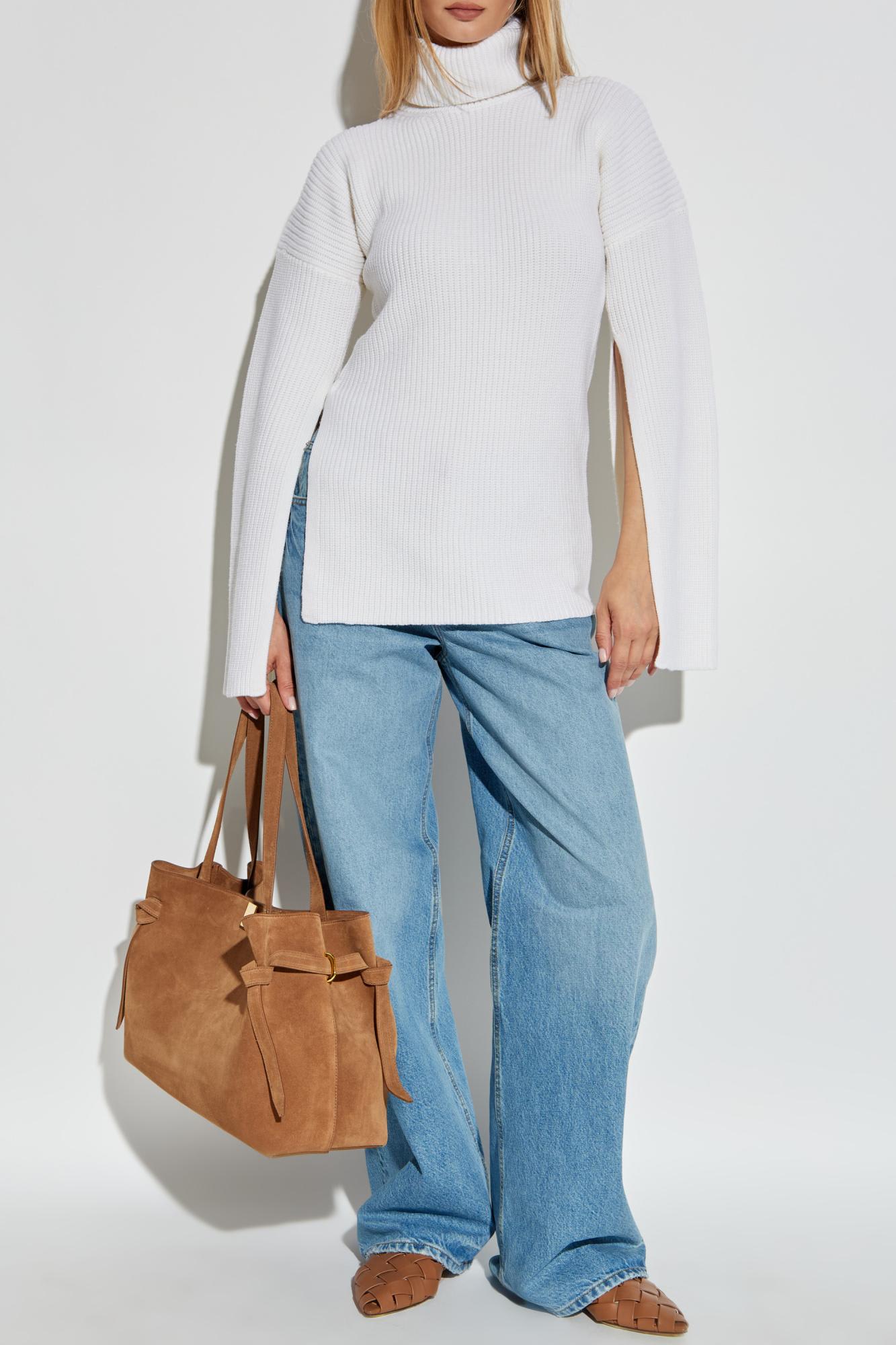 Totême Toteme Wool Turtleneck In White