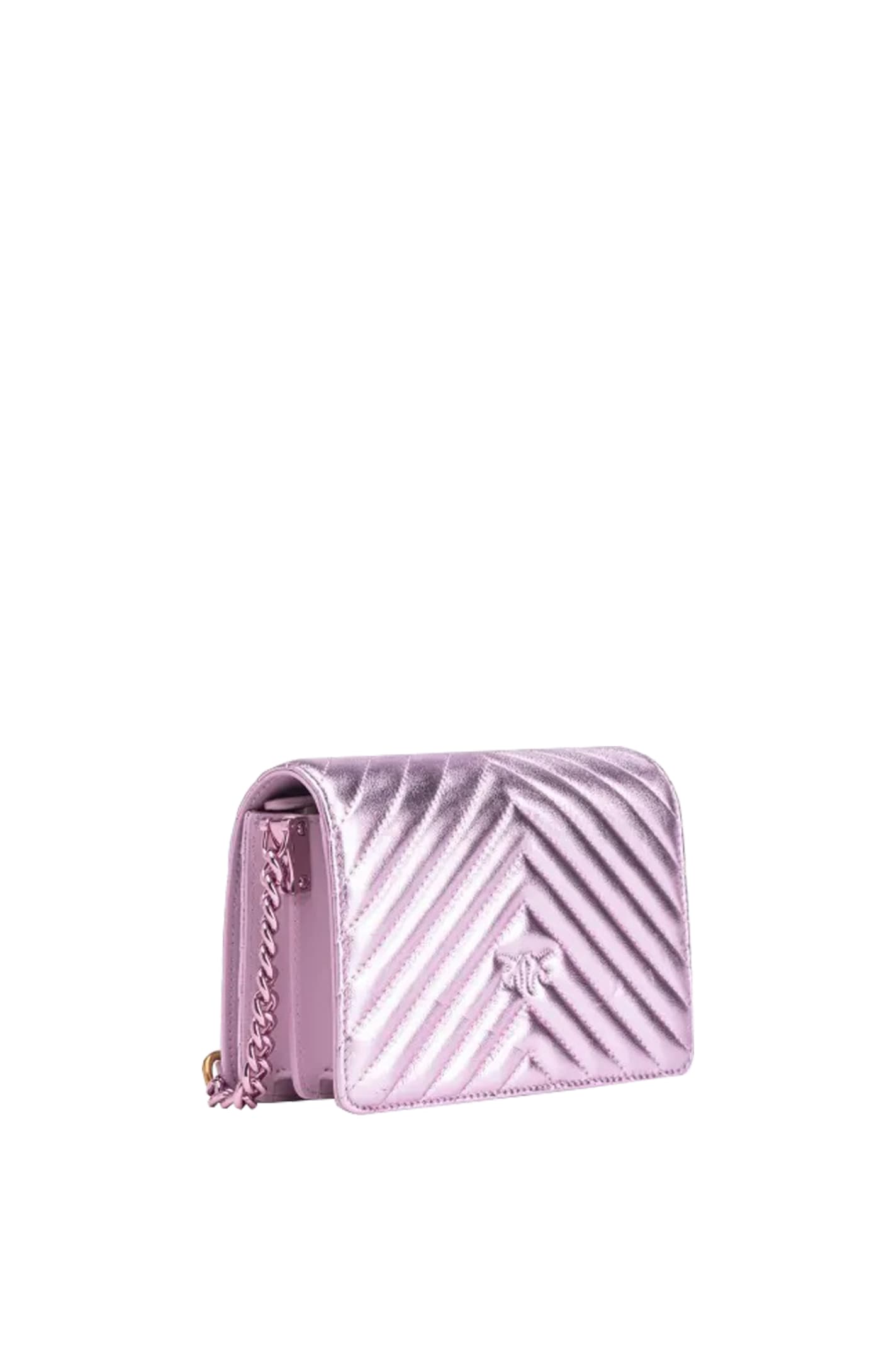 Shop Pinko Shoulder Bag In Lilla-block Color