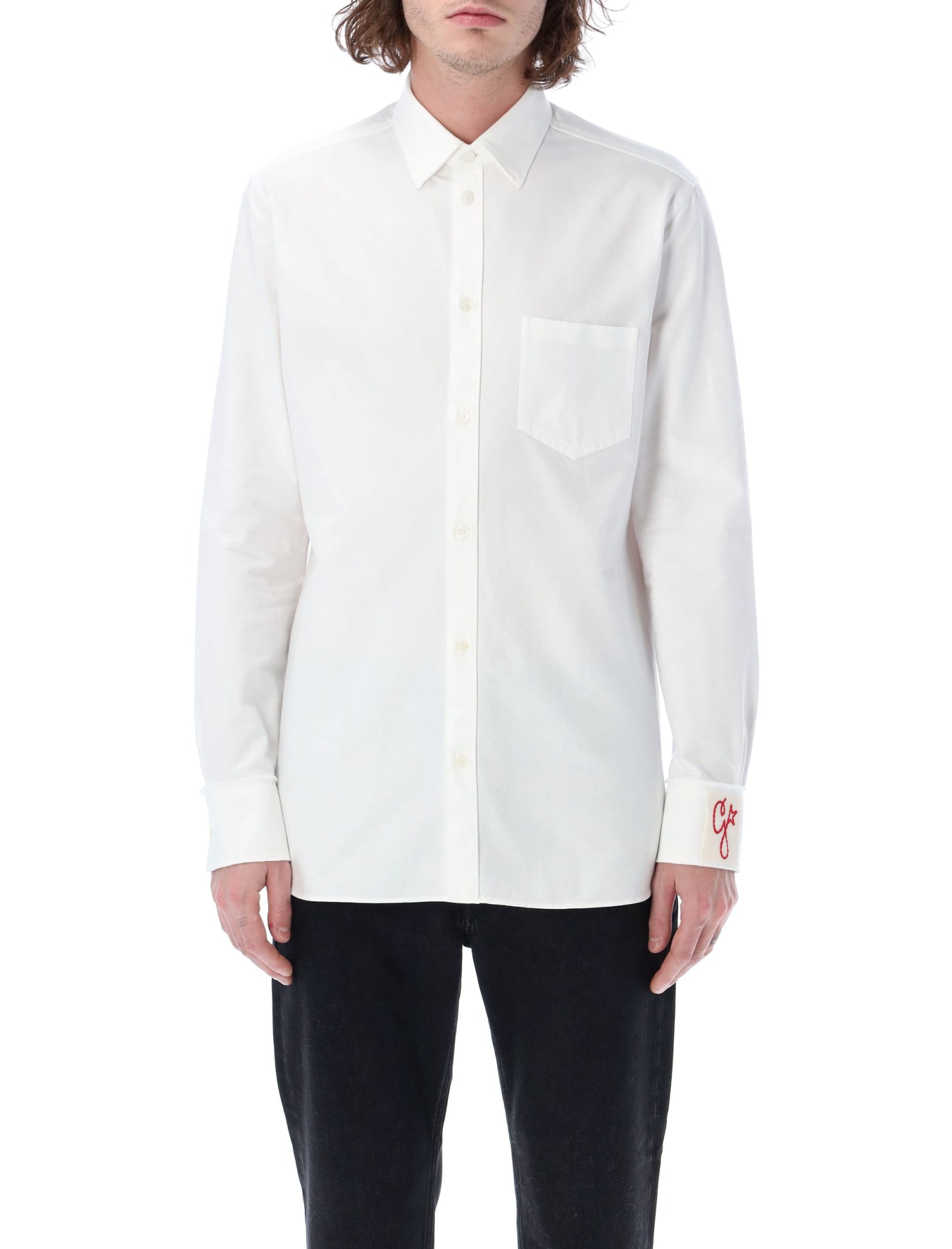 Shop Golden Goose Alvise Regular Shirt In White