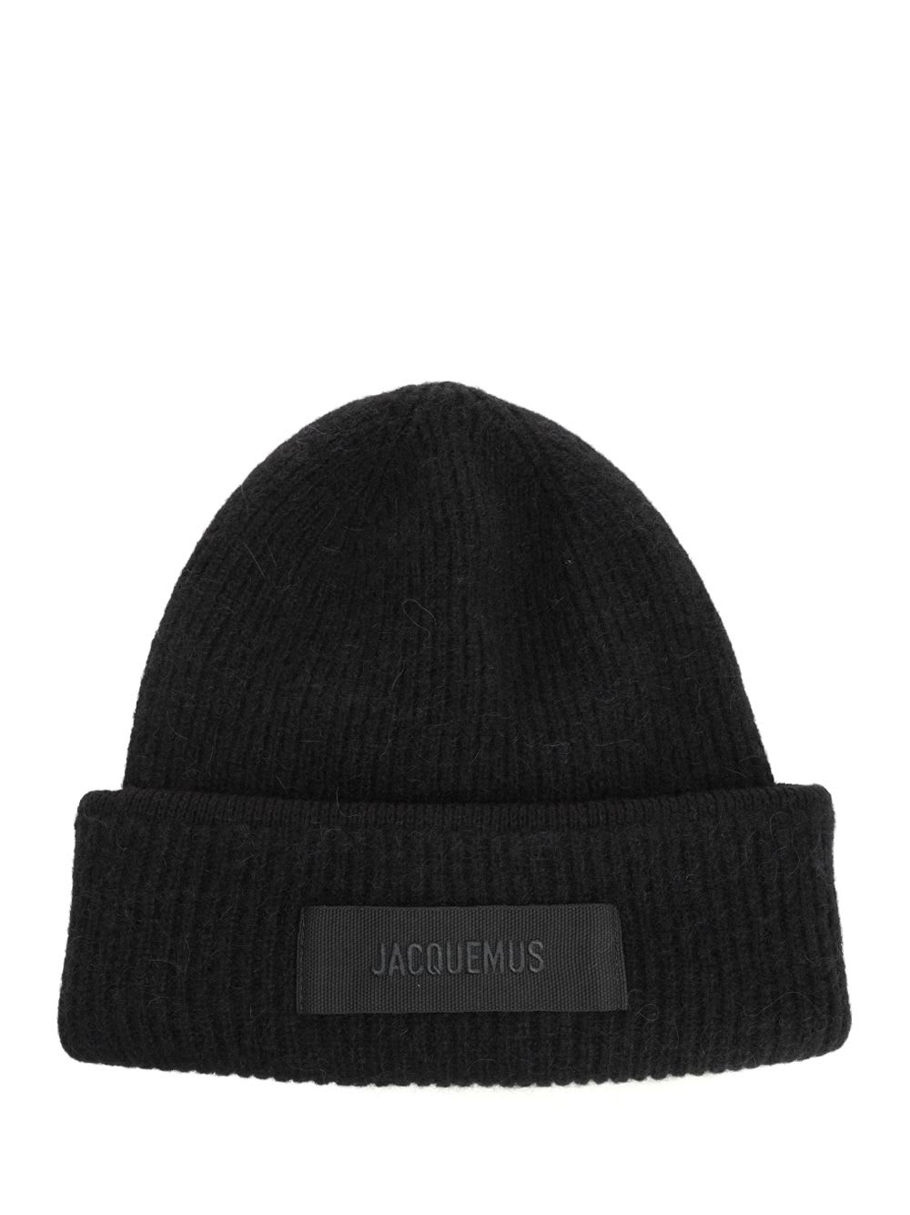 Jacquemus Le Bonnet Gros Grain Hat In Black