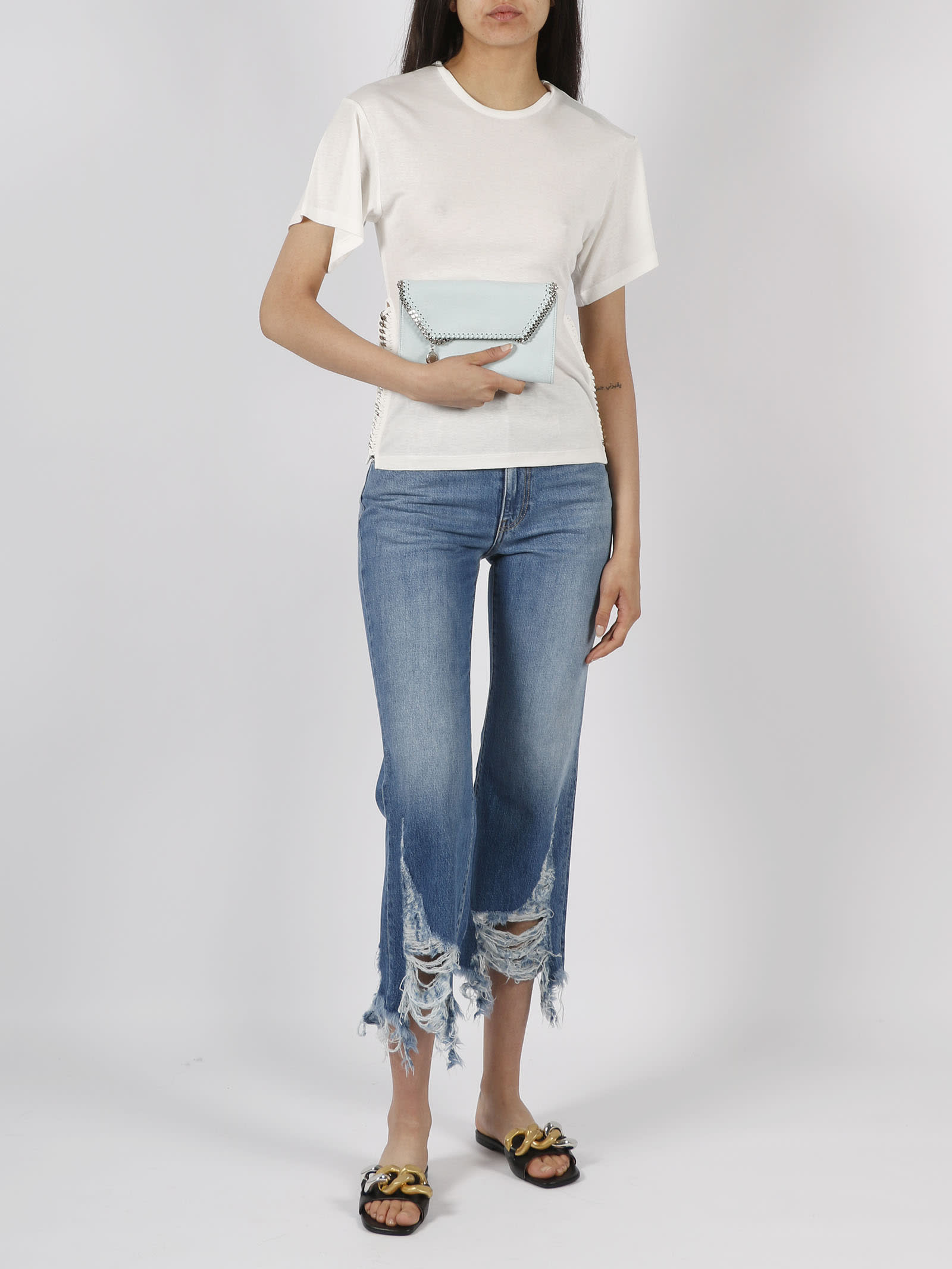 Shop Stella Mccartney Falabella T-shirt In White